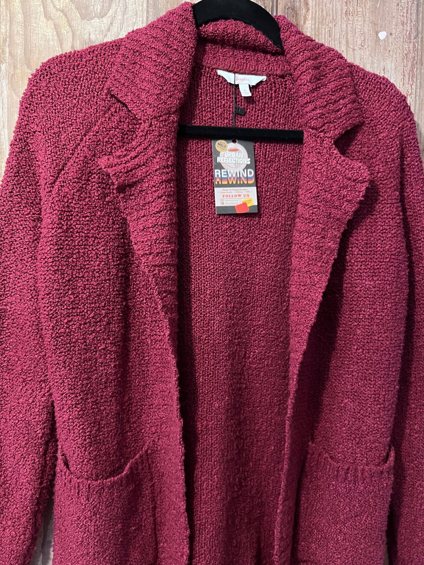 Y2K Candie's Maroon Cardigan
