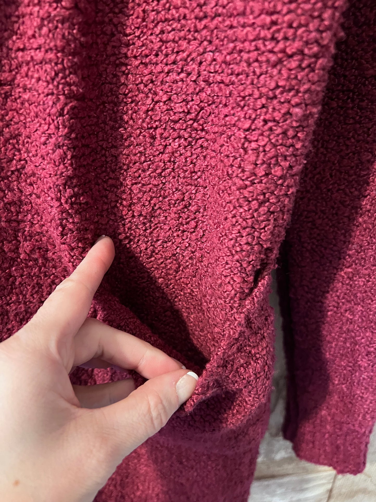 Y2K Candie's Maroon Cardigan