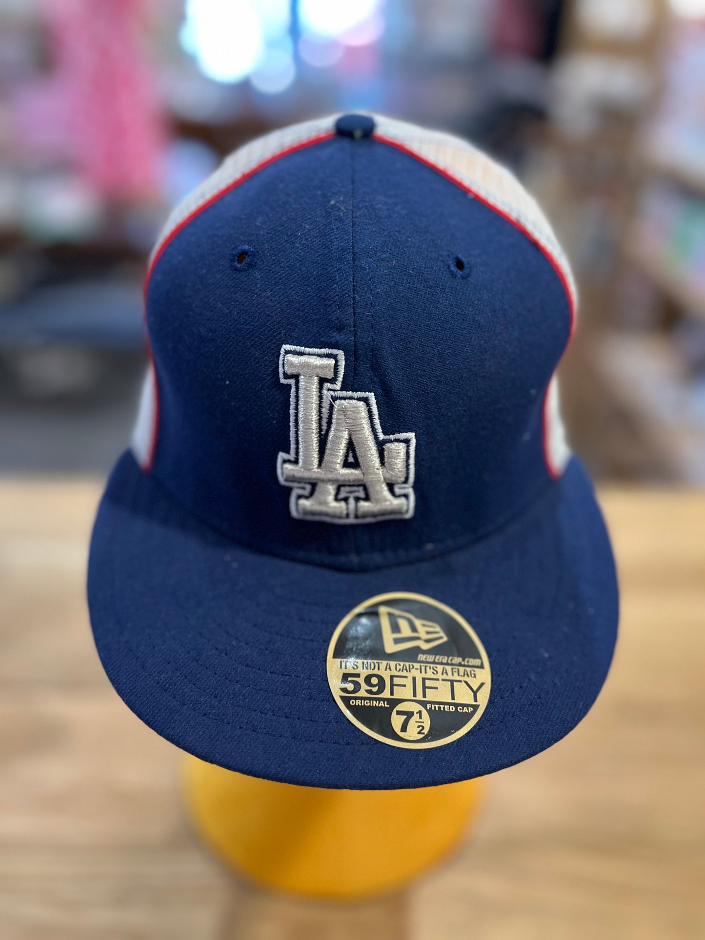 Y2K LA Embroidered Fitted Hat