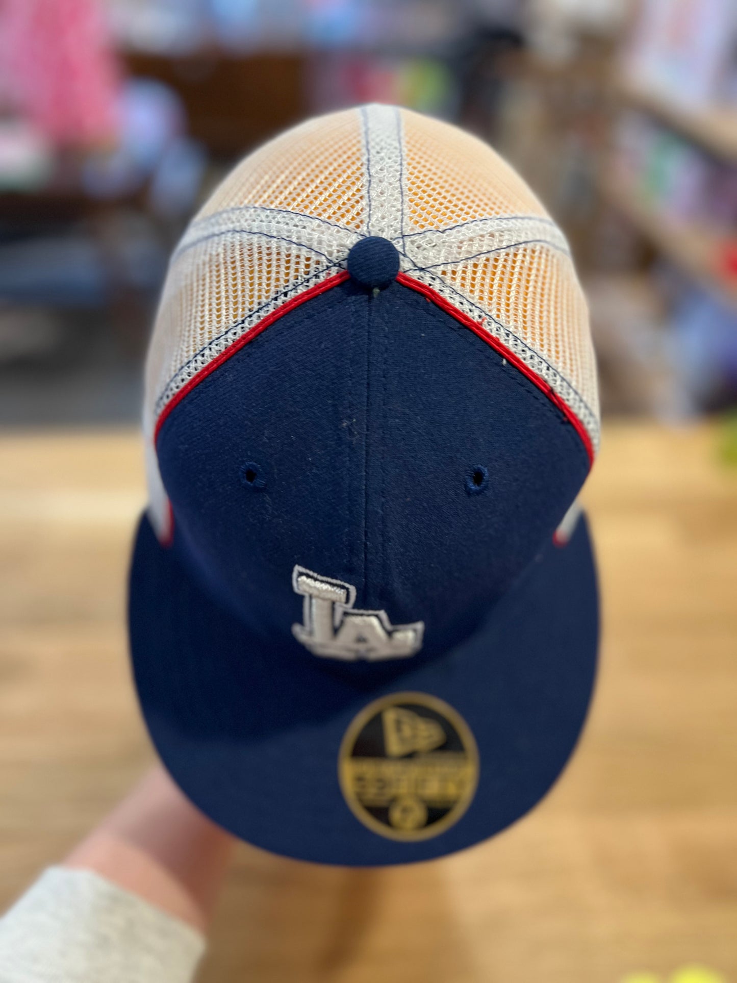 Y2K LA Embroidered Fitted Hat