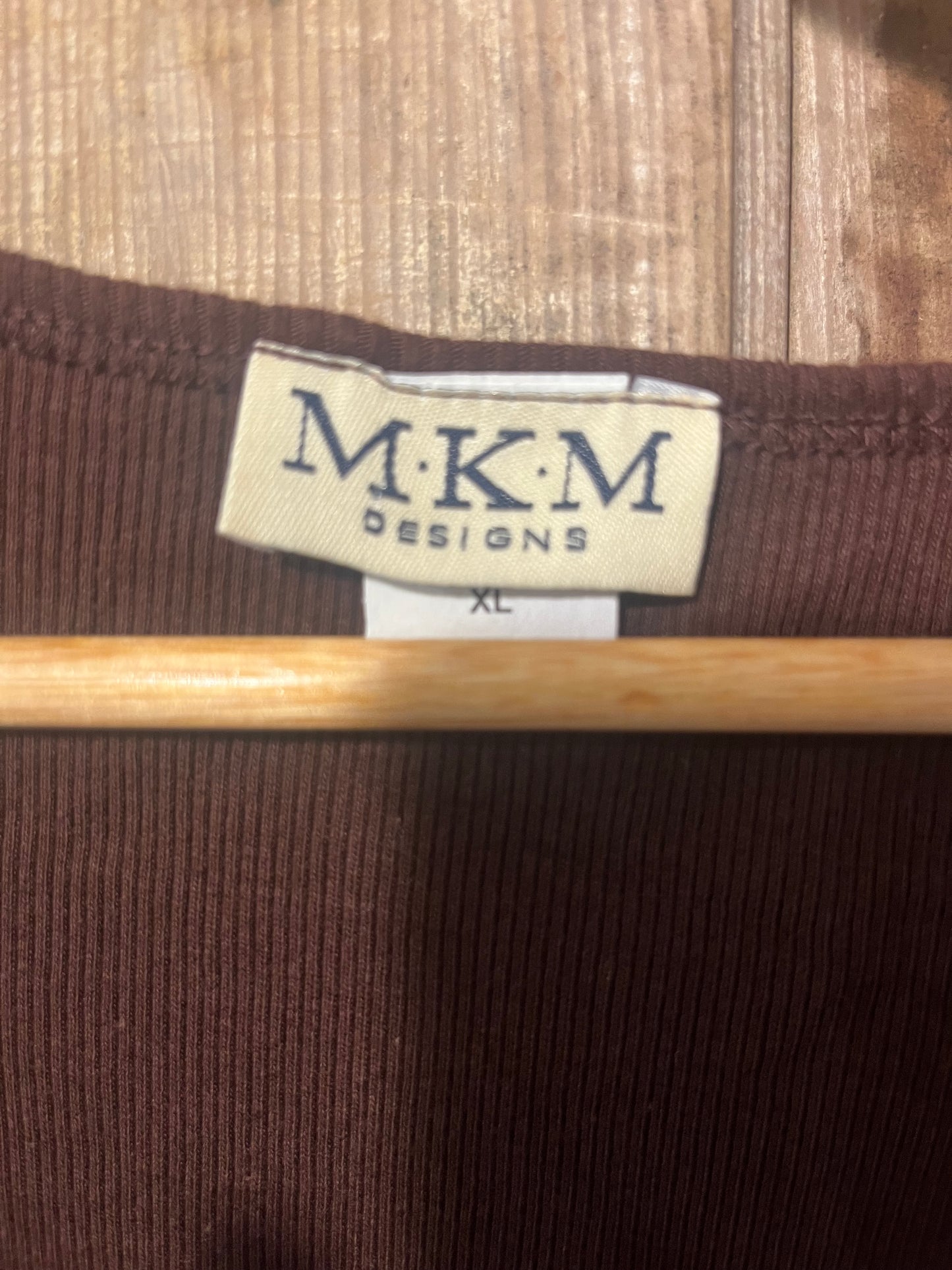 MKM Brown Bedazzled Tank Top