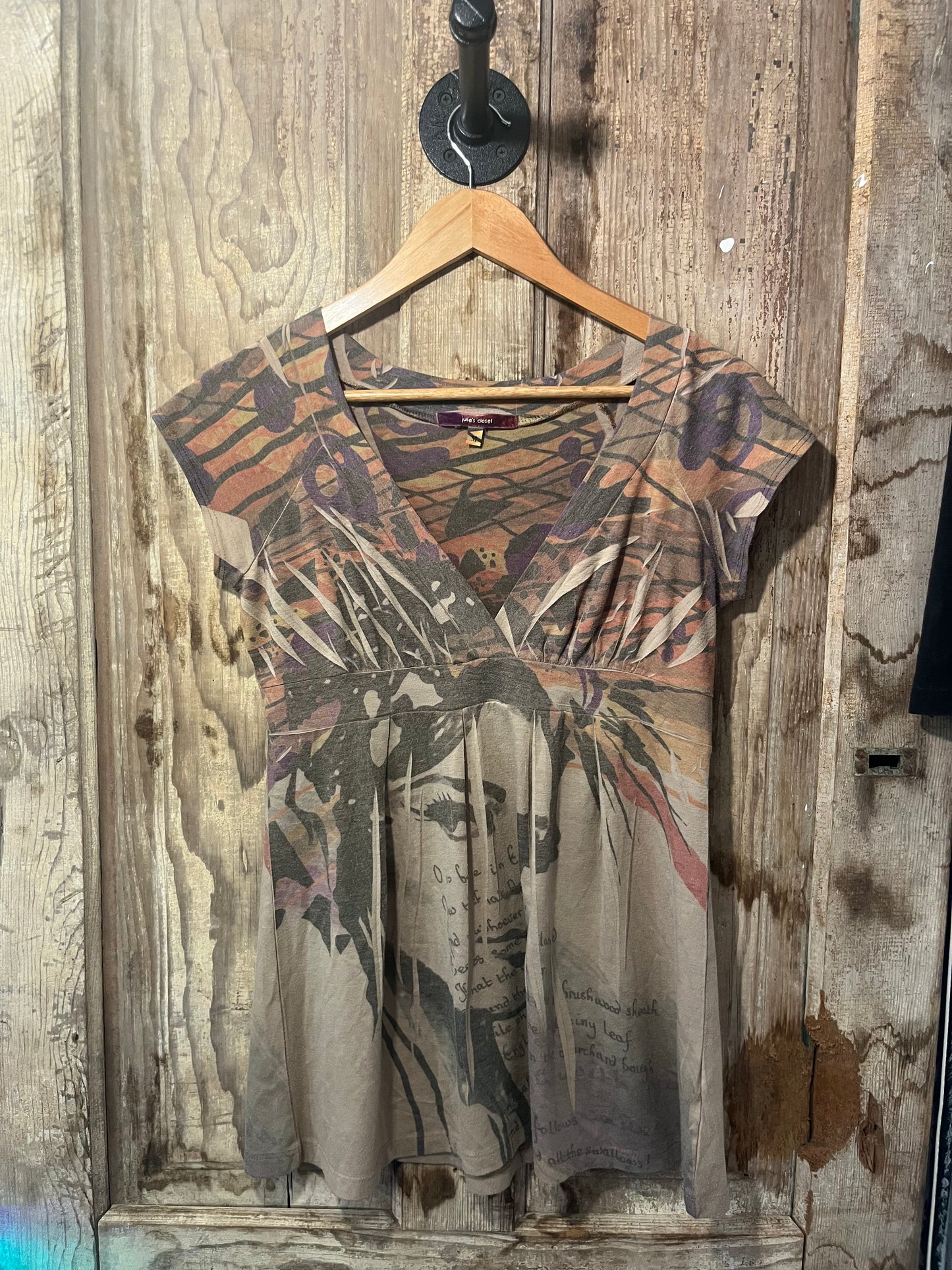 Julie's Closet Brown Y2K Top