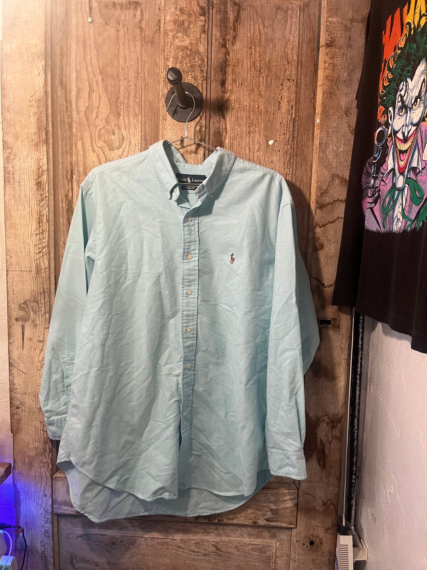 Ralph Lauren Baby Blue Button Up Shirt