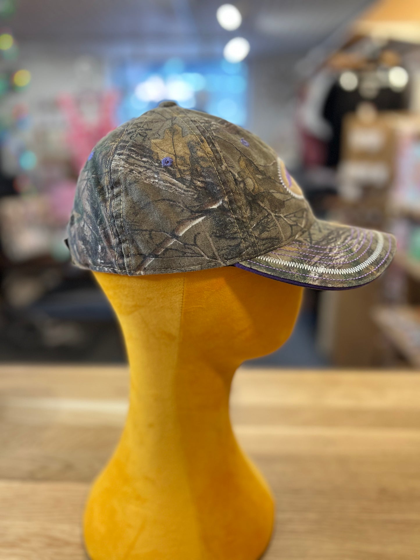 Real Tree Camo Embroidered Bird Patch Hat (Modern)