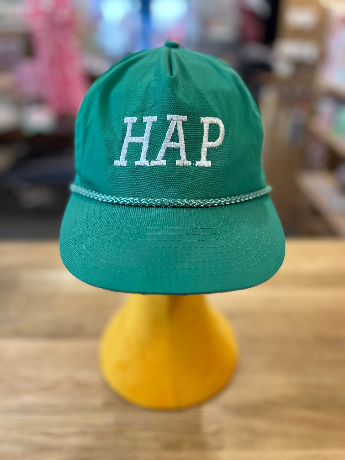 80's Embroidered "HAP" Trucker Hat