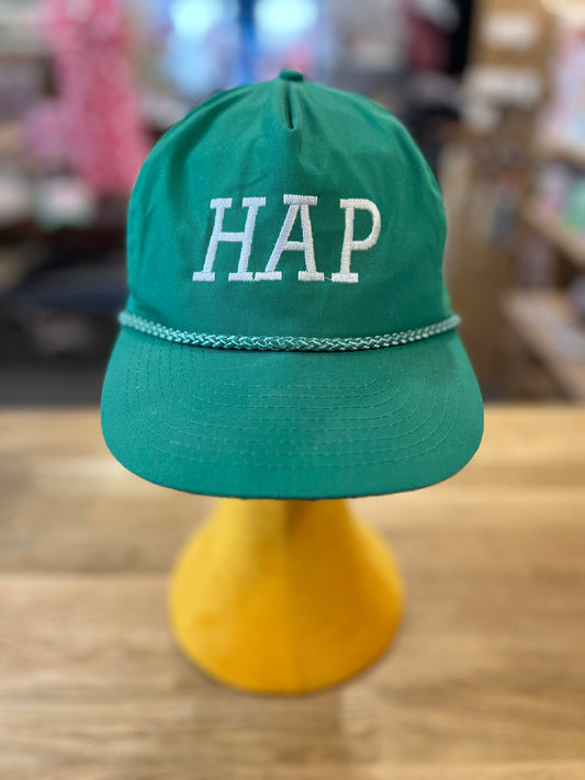 80's Embroidered "HAP" Trucker Hat