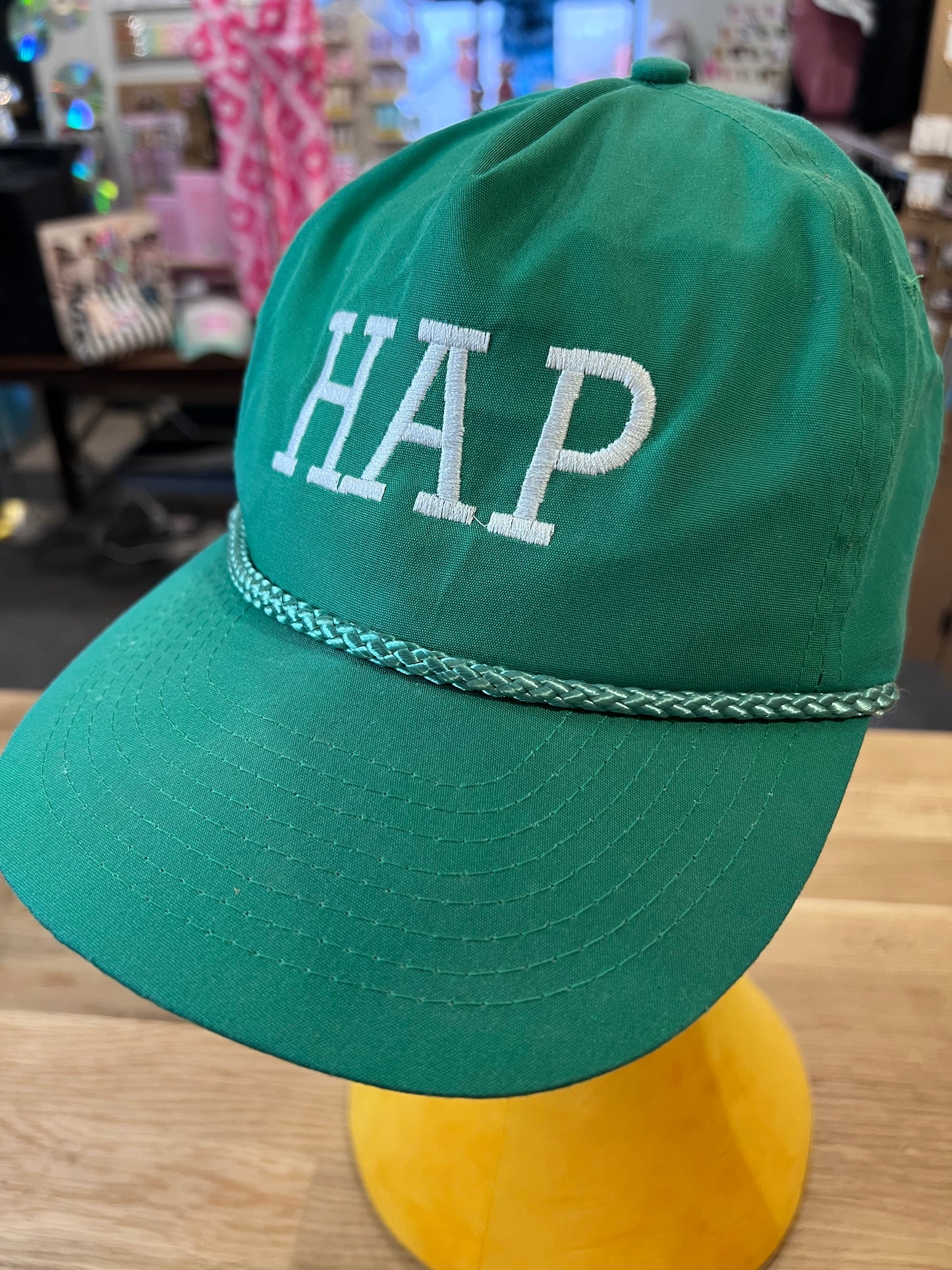 80's Embroidered "HAP" Trucker Hat