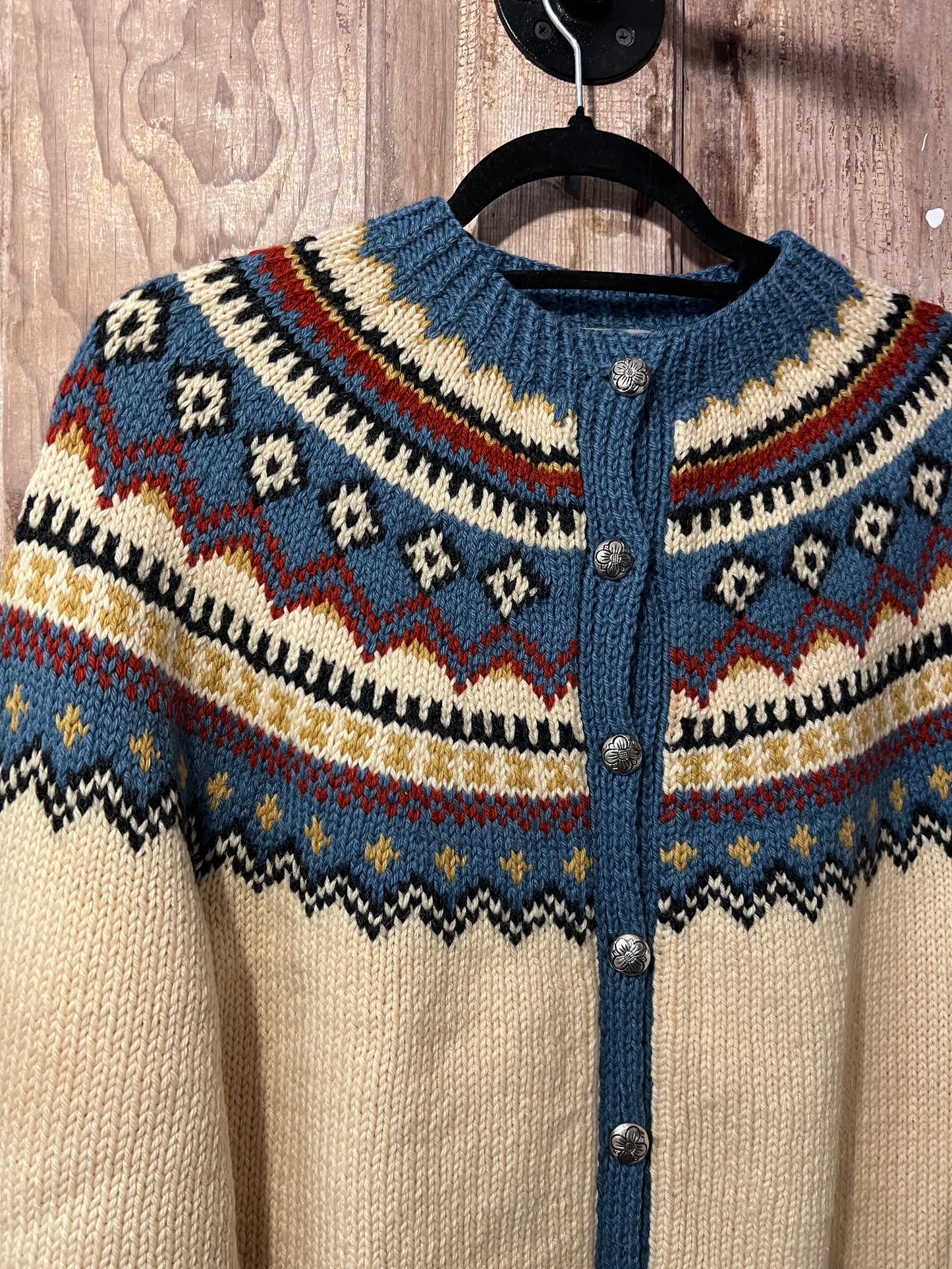 90's Perila Design Wool Cardigan