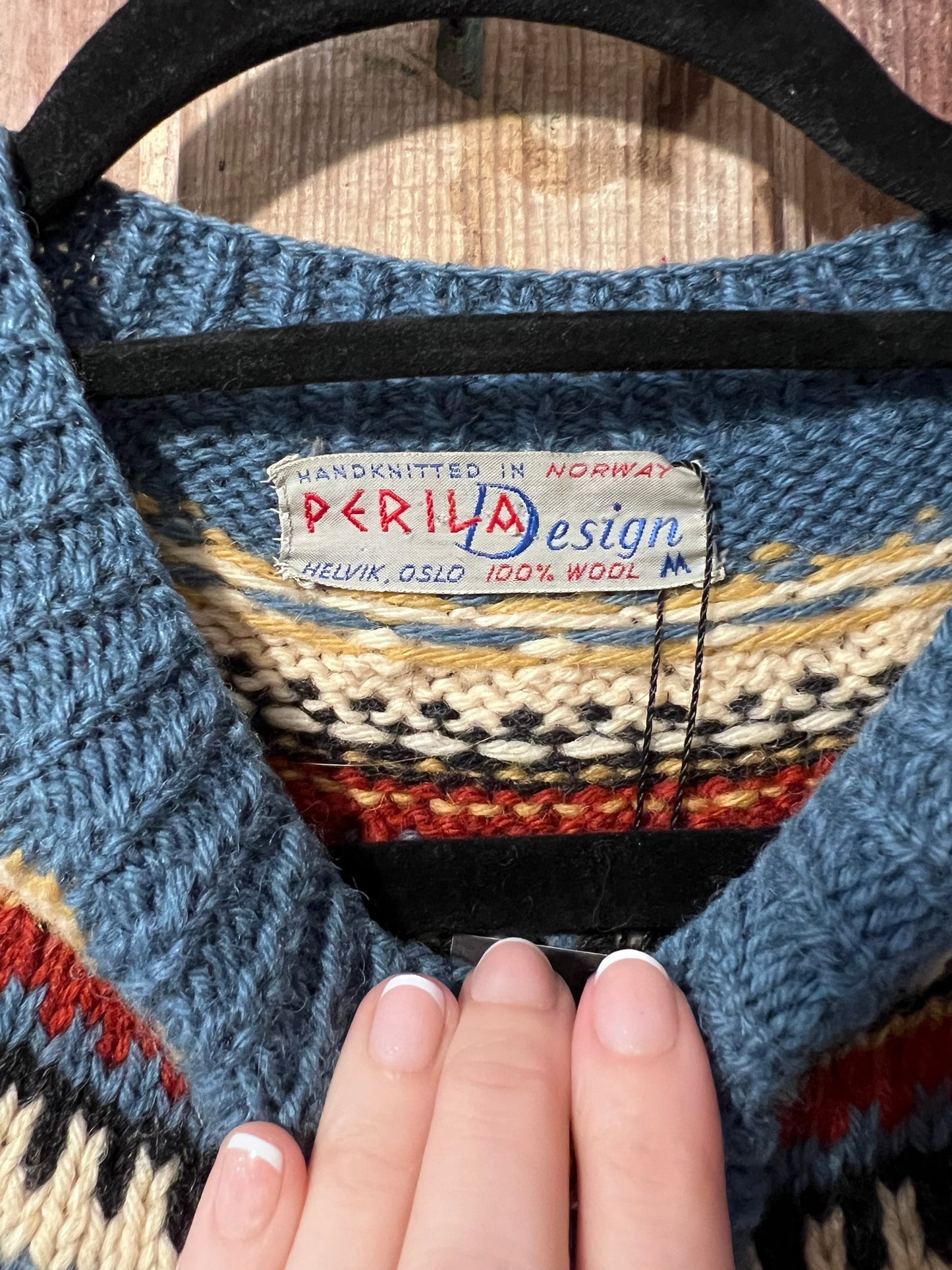 90's Perila Design Wool Cardigan