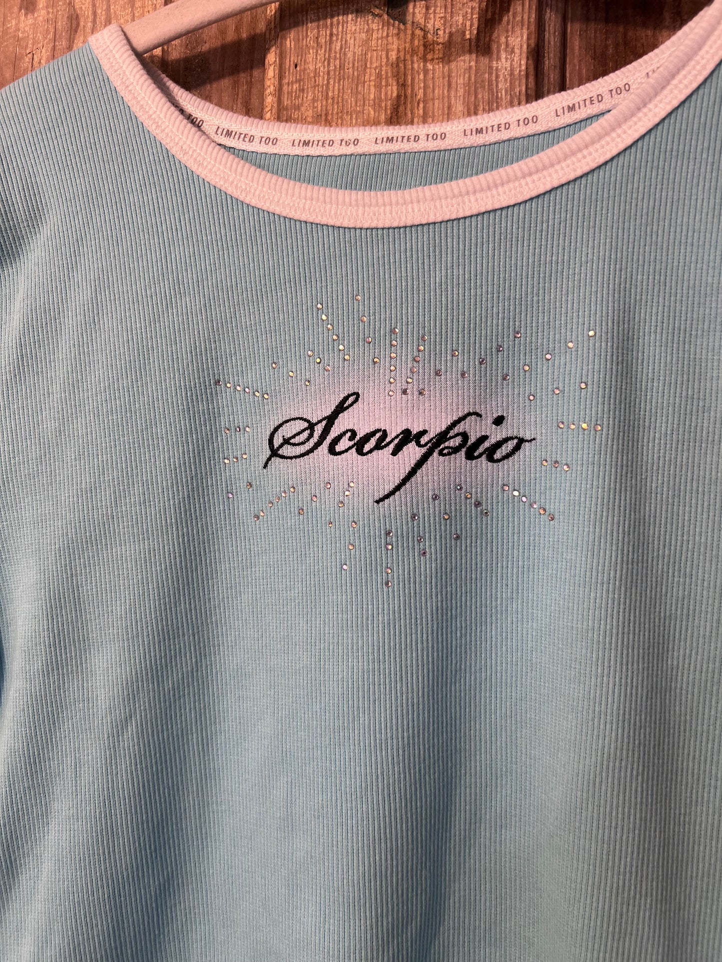 Y2K Limited Too Scorpio Baby Tee