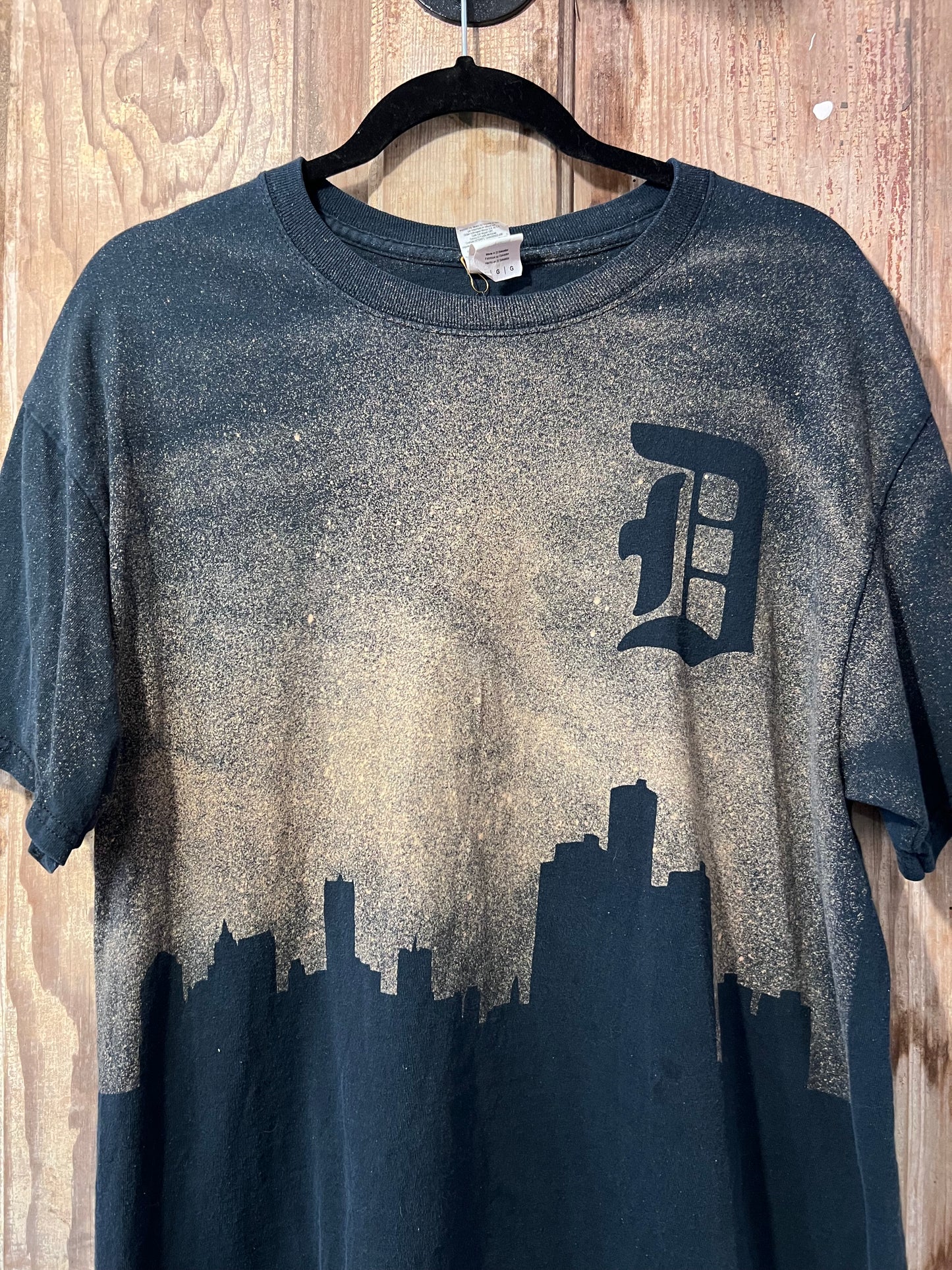 Y2K Acid Washed Detroit T-Shirt