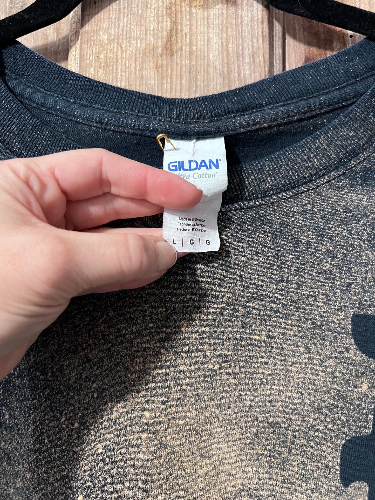 Y2K Acid Washed Detroit T-Shirt