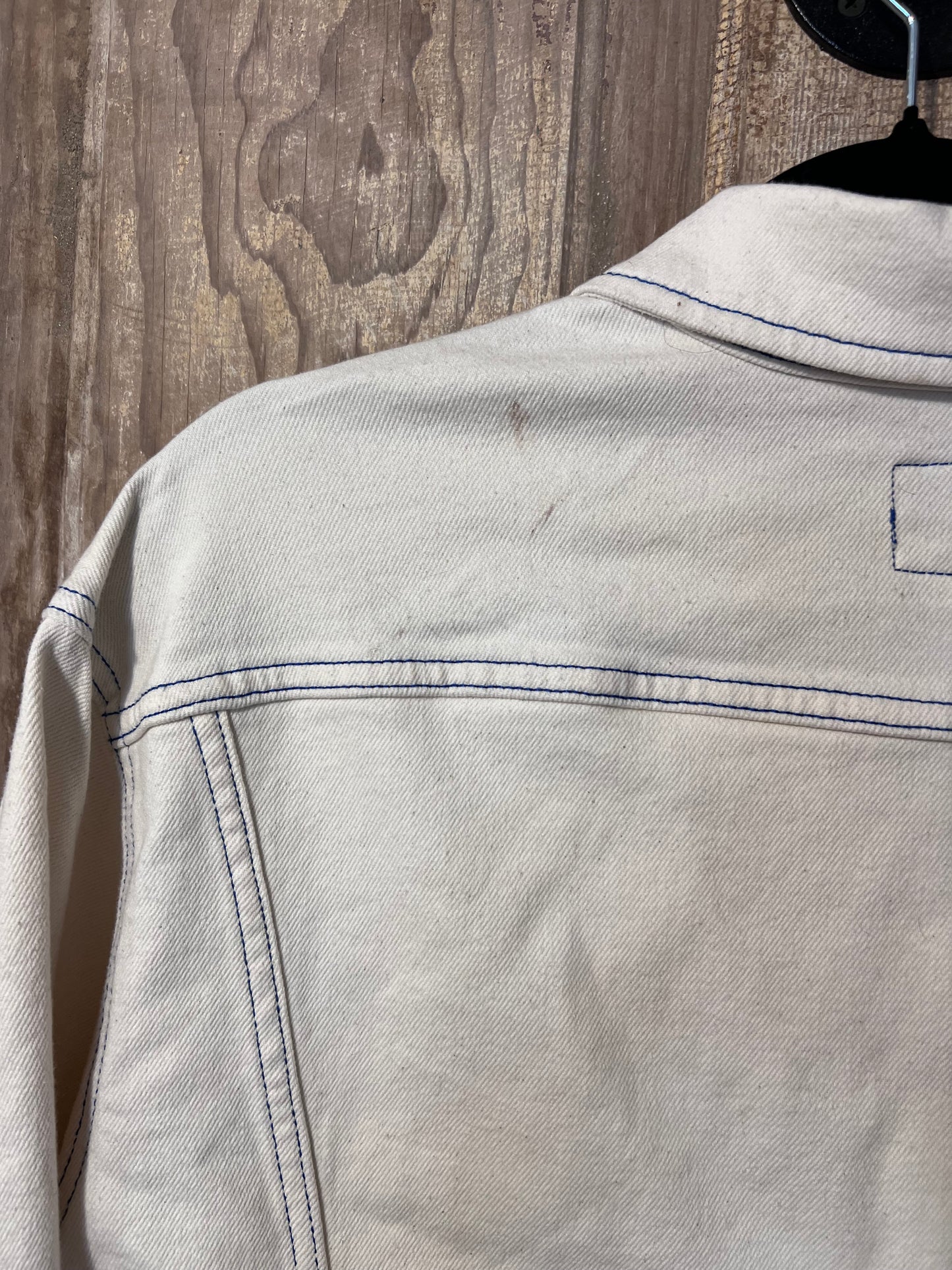 70's/80's LEE White/Blue Denim Jacket