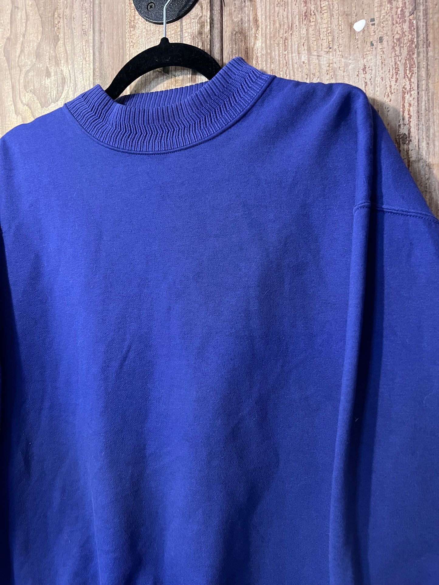 90's Trench Navy Purple High Neck Sweater