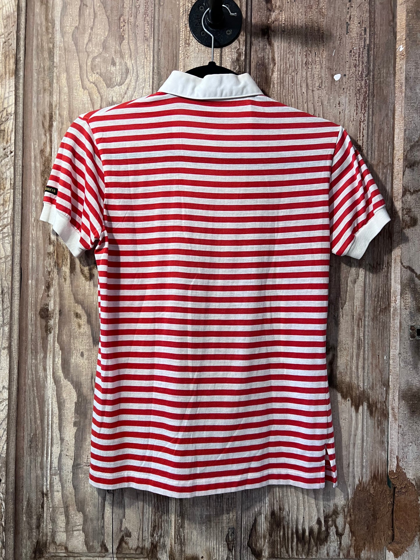 80's NUGGETS "Rorange" Striped Polo Shirt