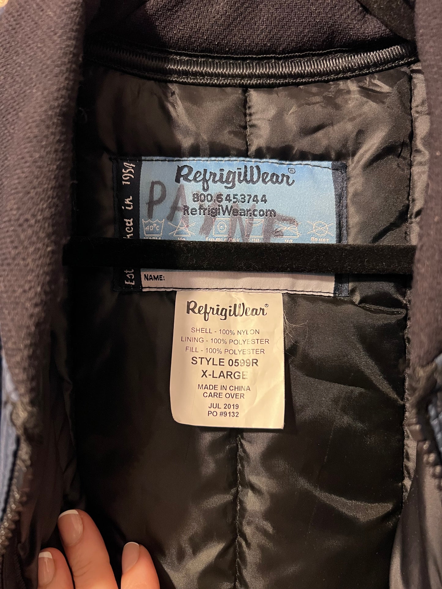 80's/90's Refridgiwear Navy Vest