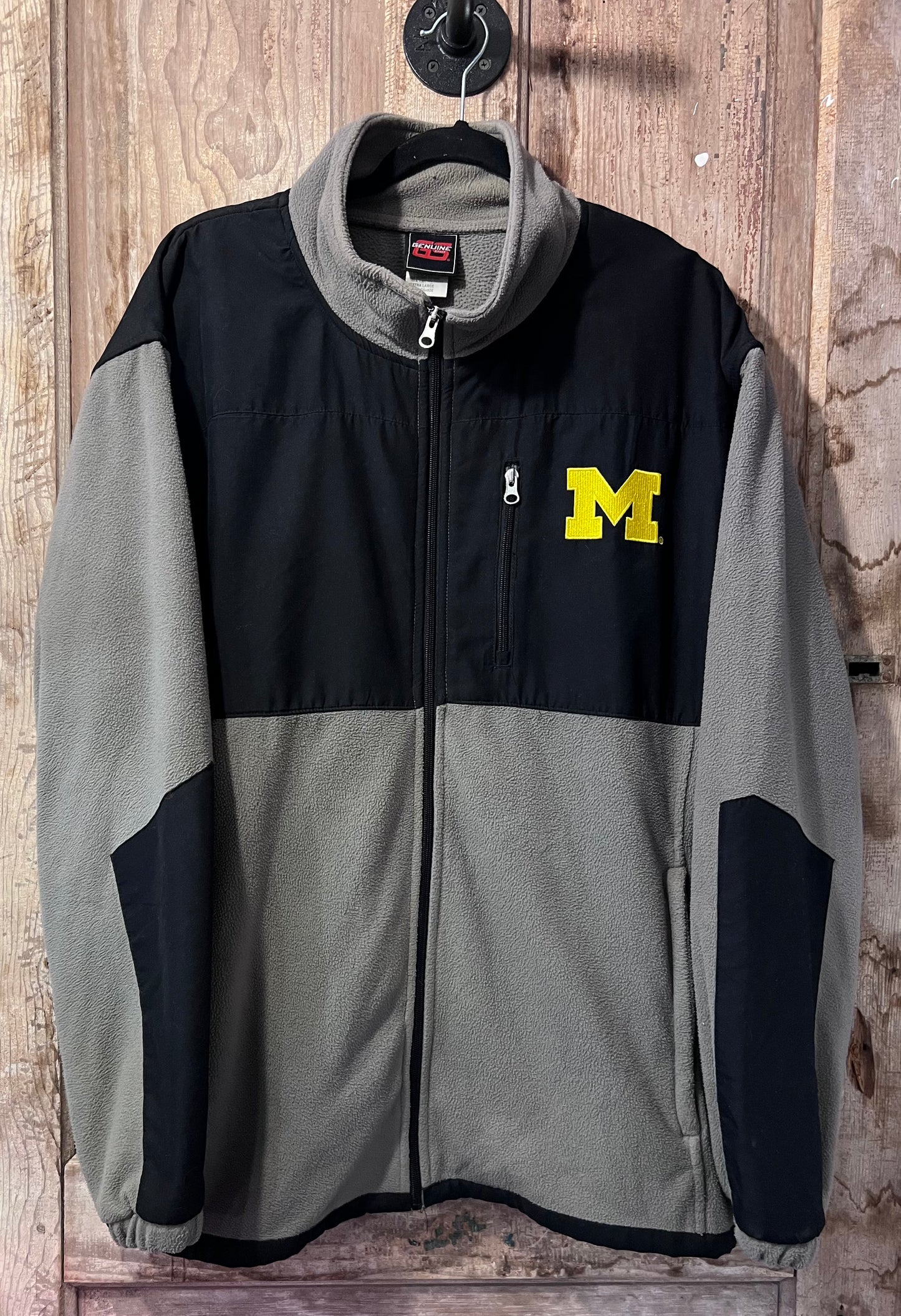 Y2K U of M Fleece Zip Up Jacket