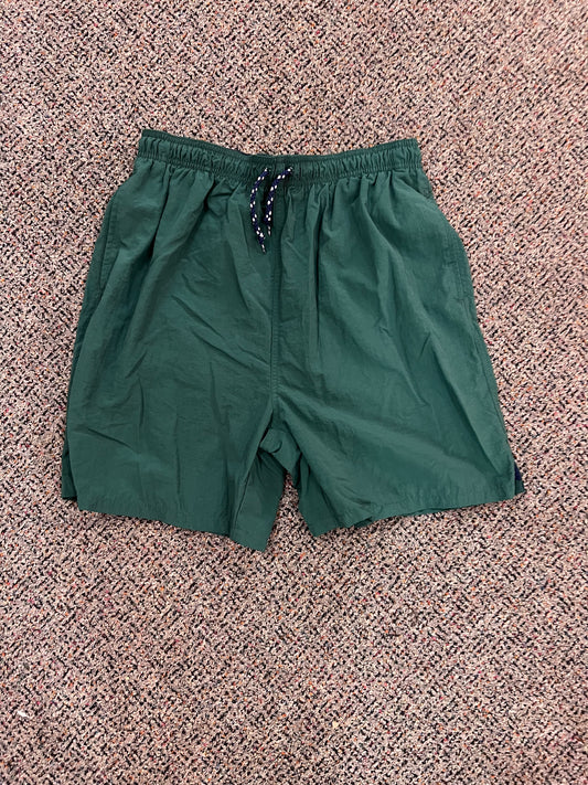 90's Trader Bay Green Swim Trunks