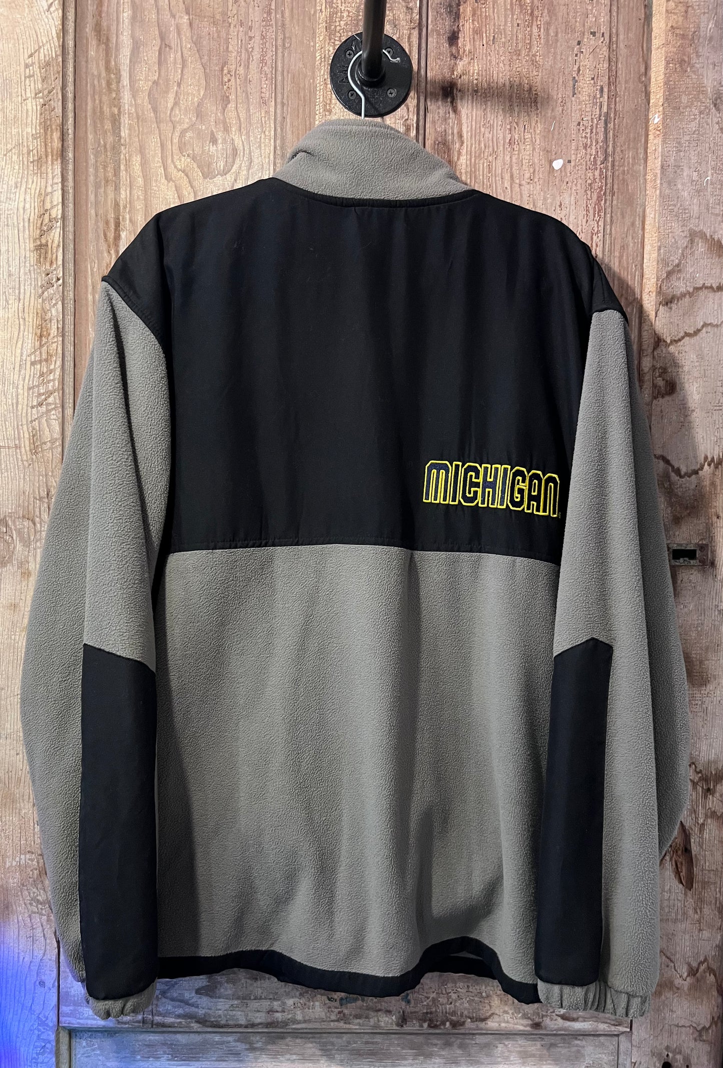 Y2K U of M Fleece Zip Up Jacket