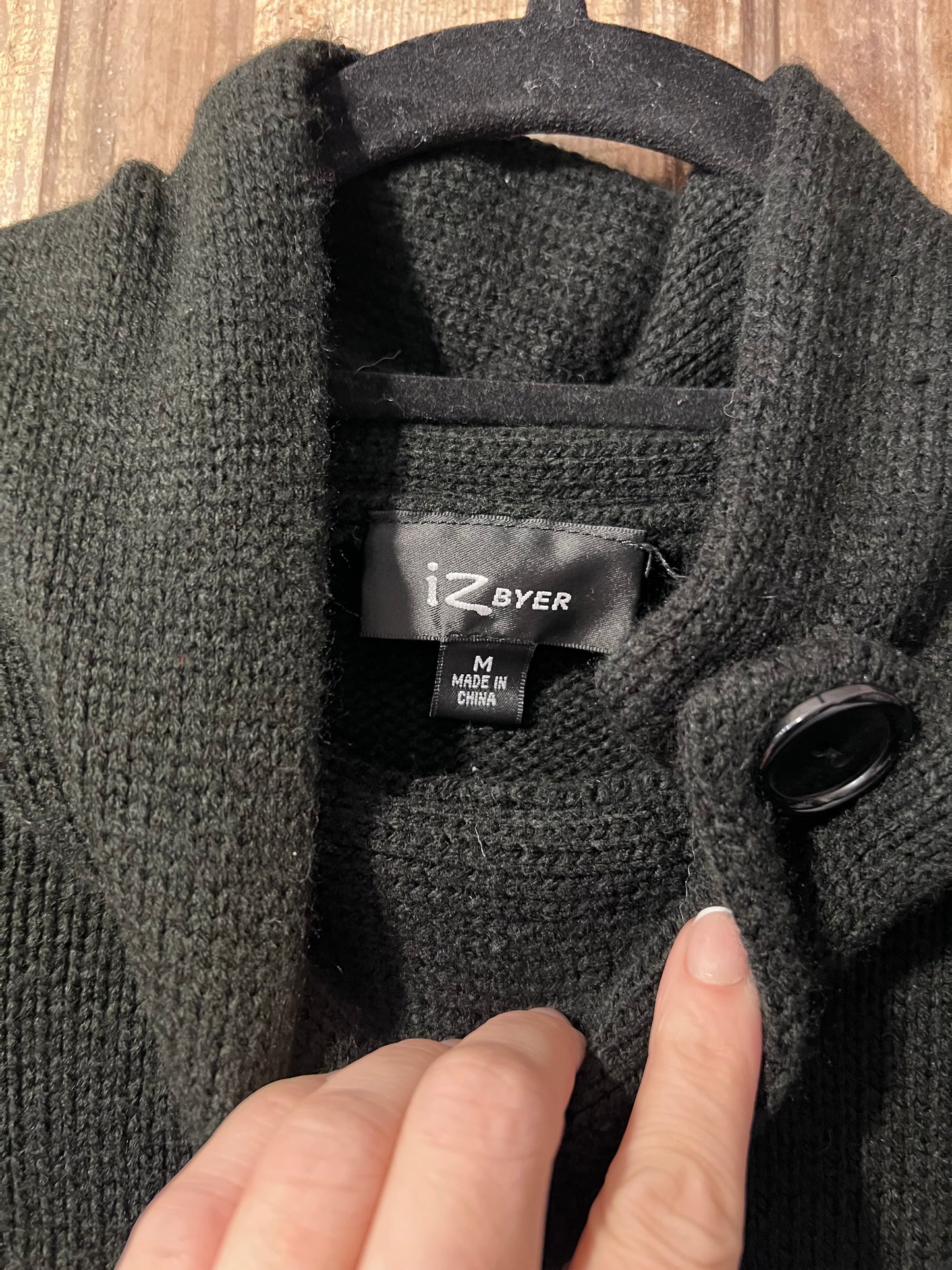 Y2K iz Byer Blk Short Sleeve High Neck Sweater Top