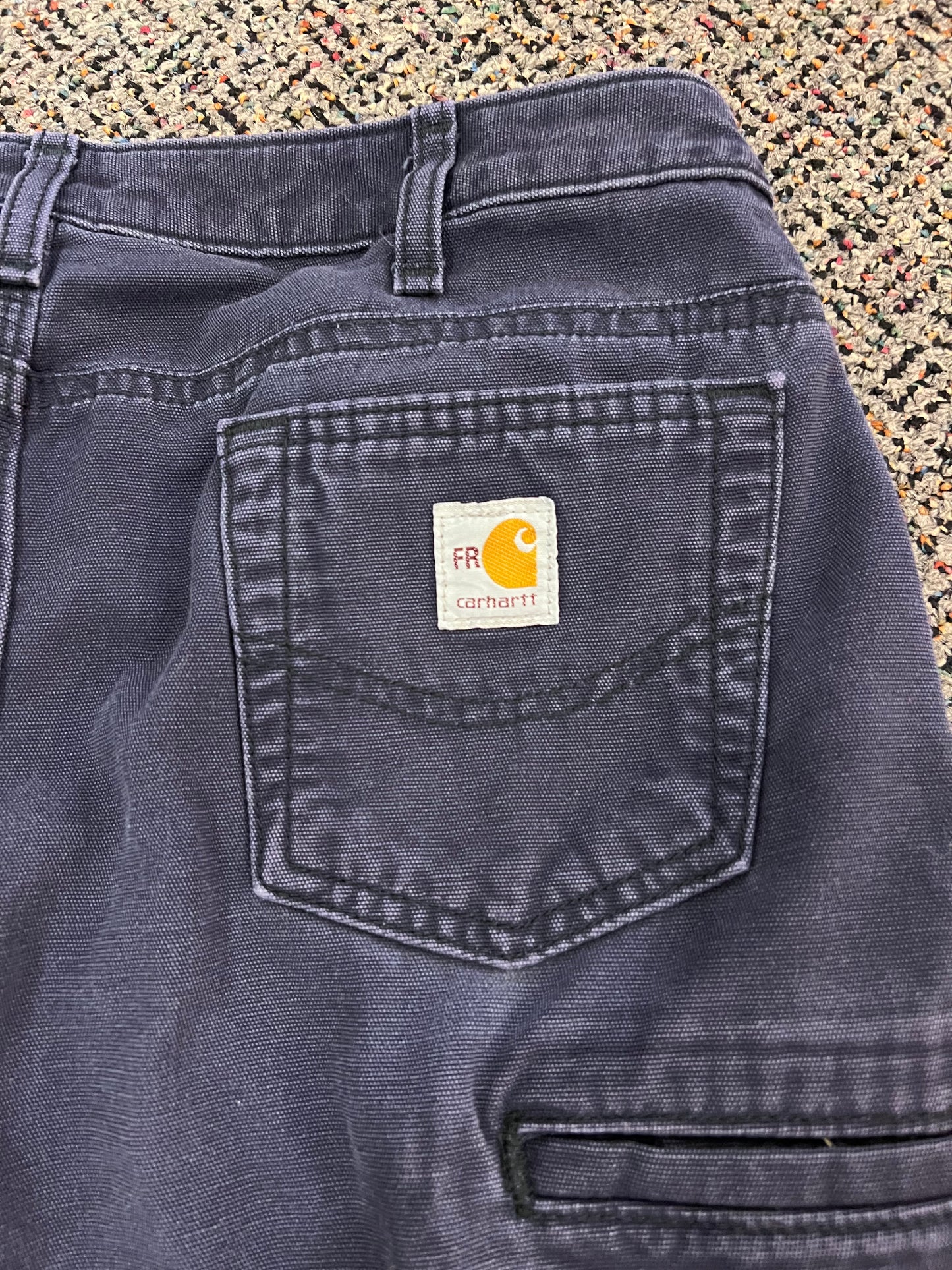 Carhartt Women's Navy Blue Utility Cargo Pants