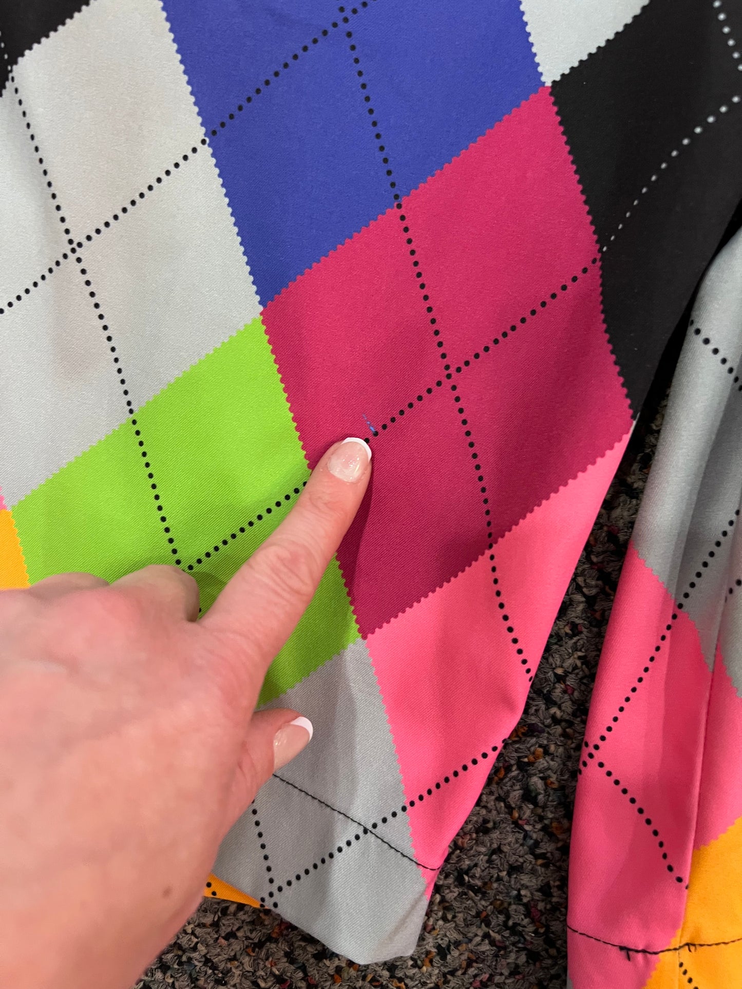 Y2K Loudmouth Colorful Argyle Golf Shorts