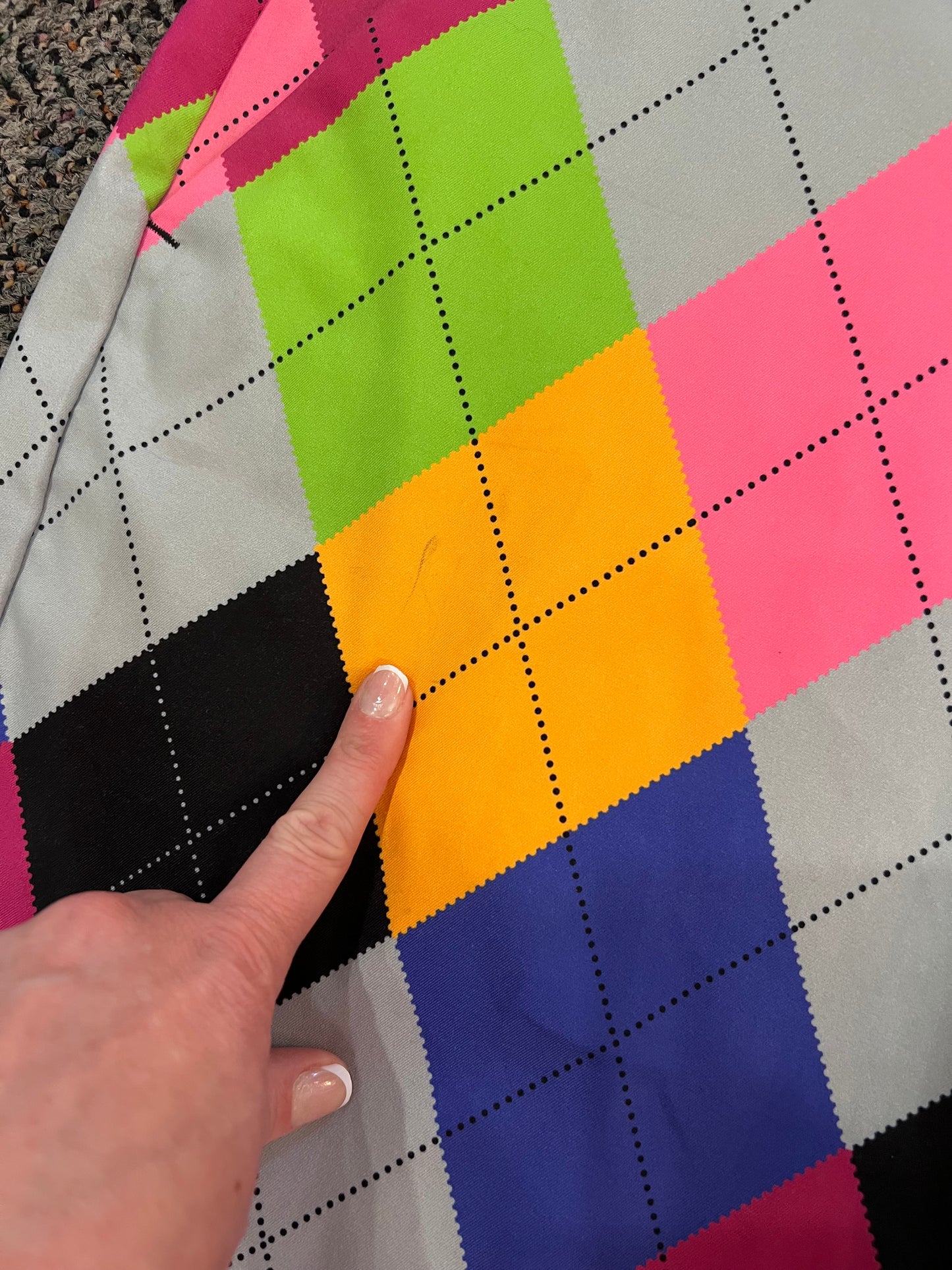 Y2K Loudmouth Colorful Argyle Golf Shorts