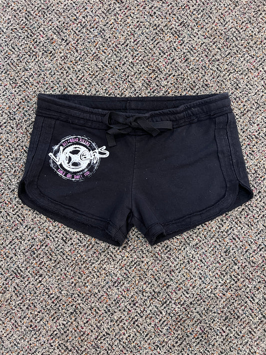 Y2K Off- Road Vixens BLK Fleece Shorts