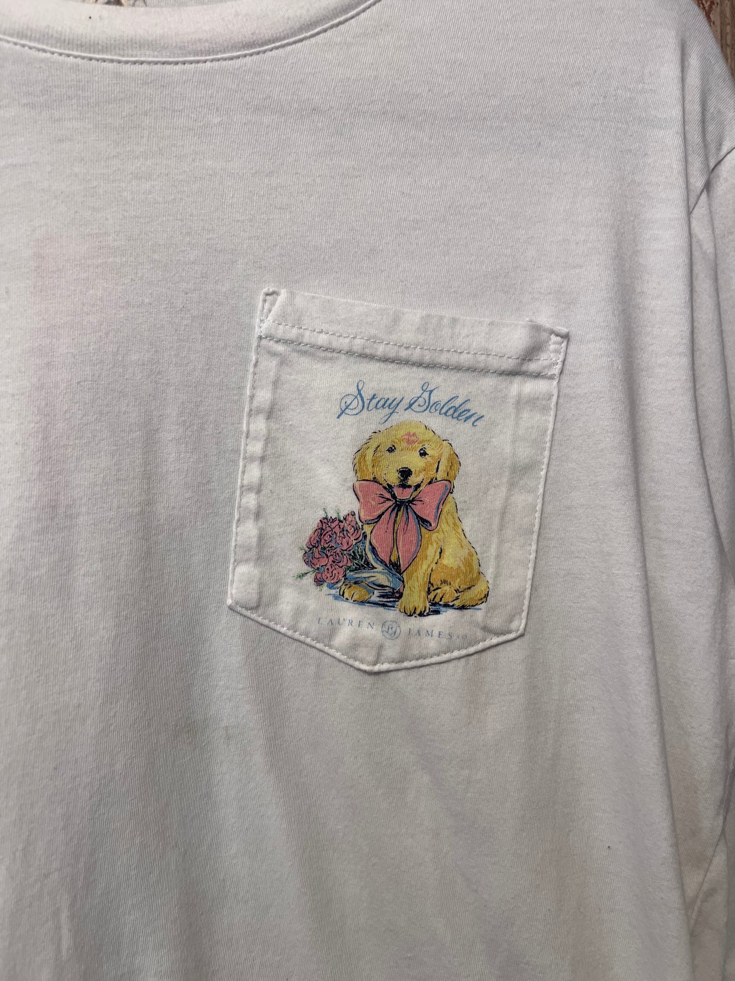 Y2K Lauren James "Stay Golden" Long Sleeve Shirt