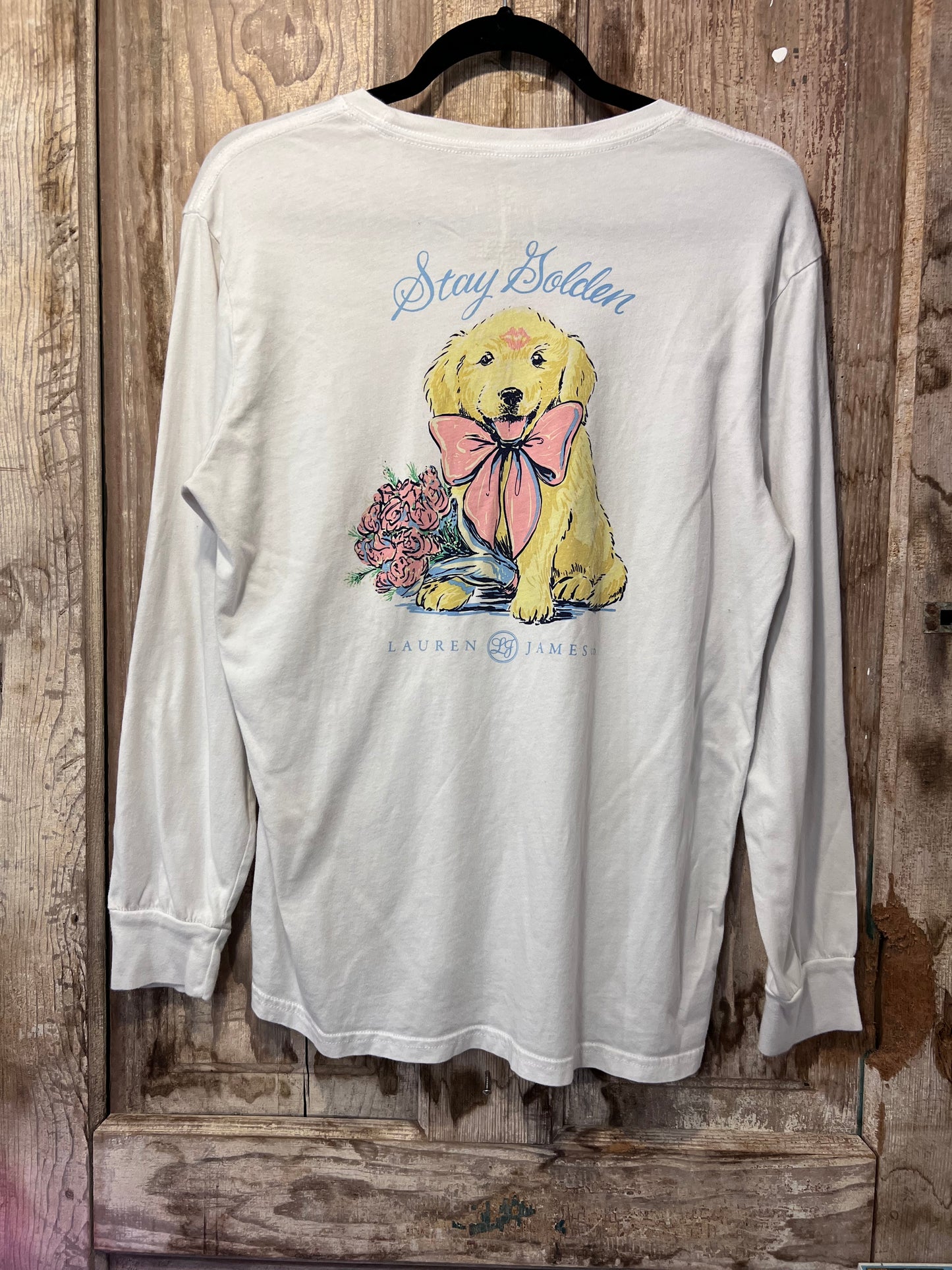 Y2K Lauren James "Stay Golden" Long Sleeve Shirt