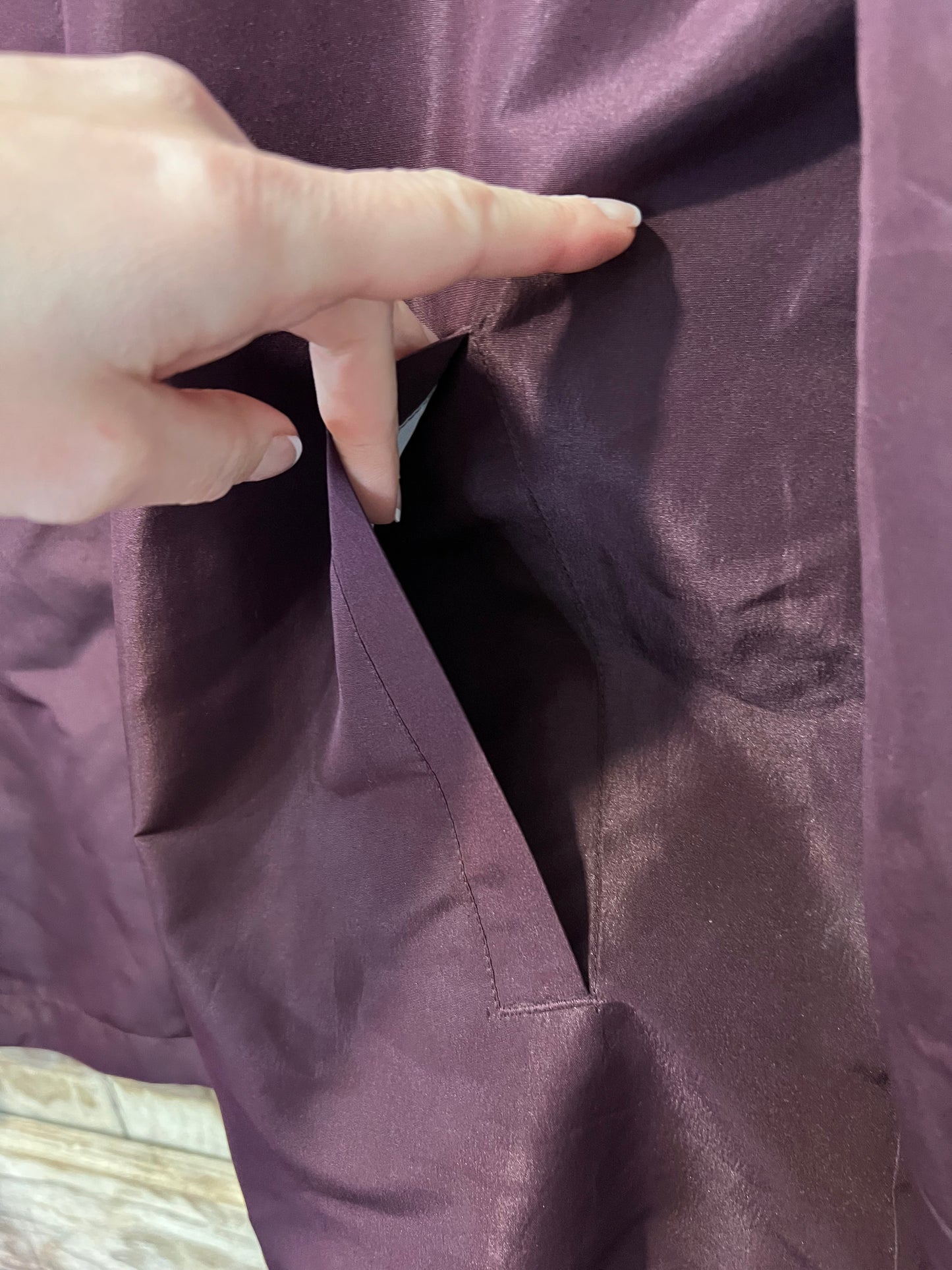 JV Burgandy "Pizza Forever" Windbreaker Jacket (Modern)