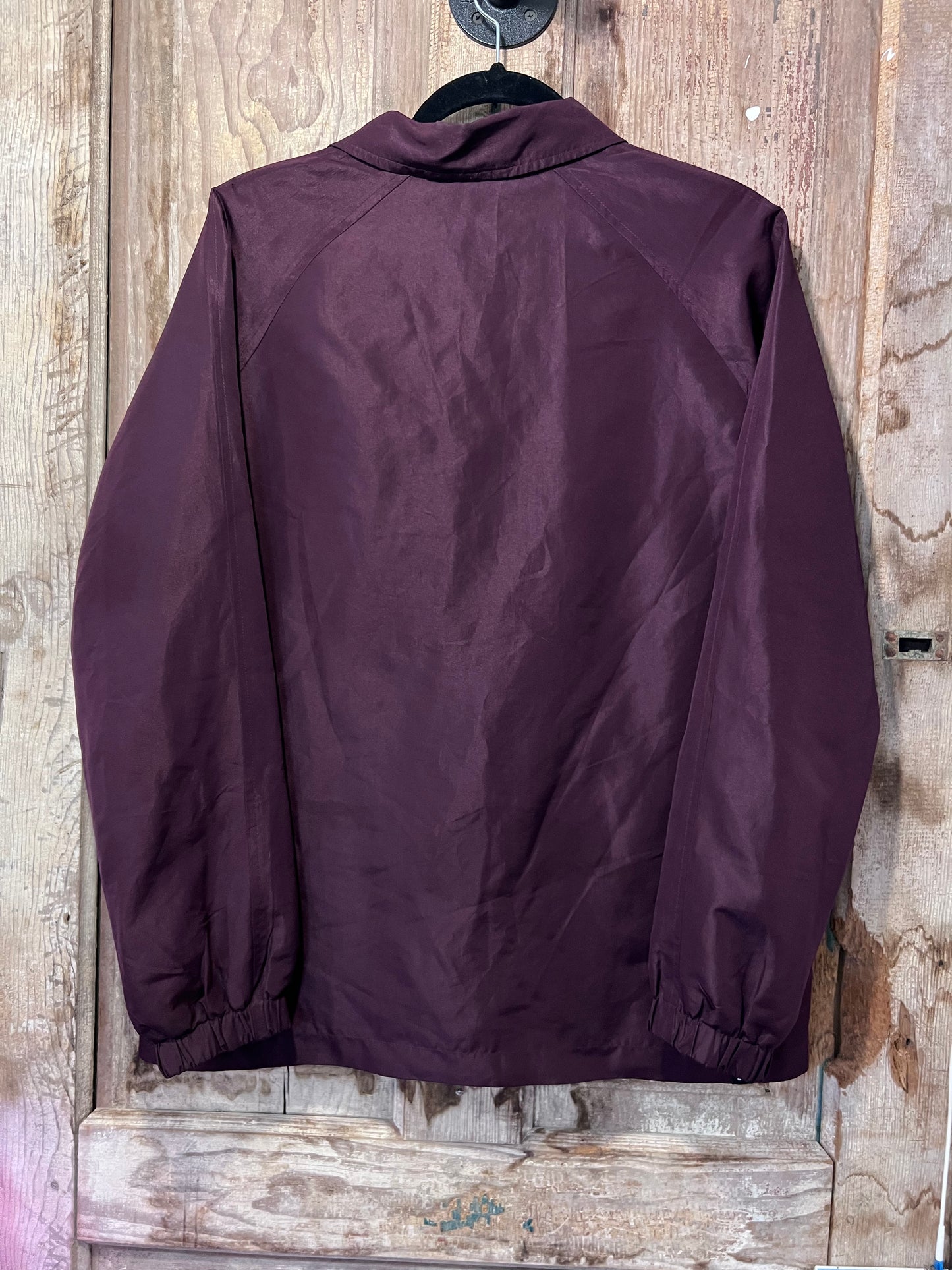 JV Burgandy "Pizza Forever" Windbreaker Jacket (Modern)
