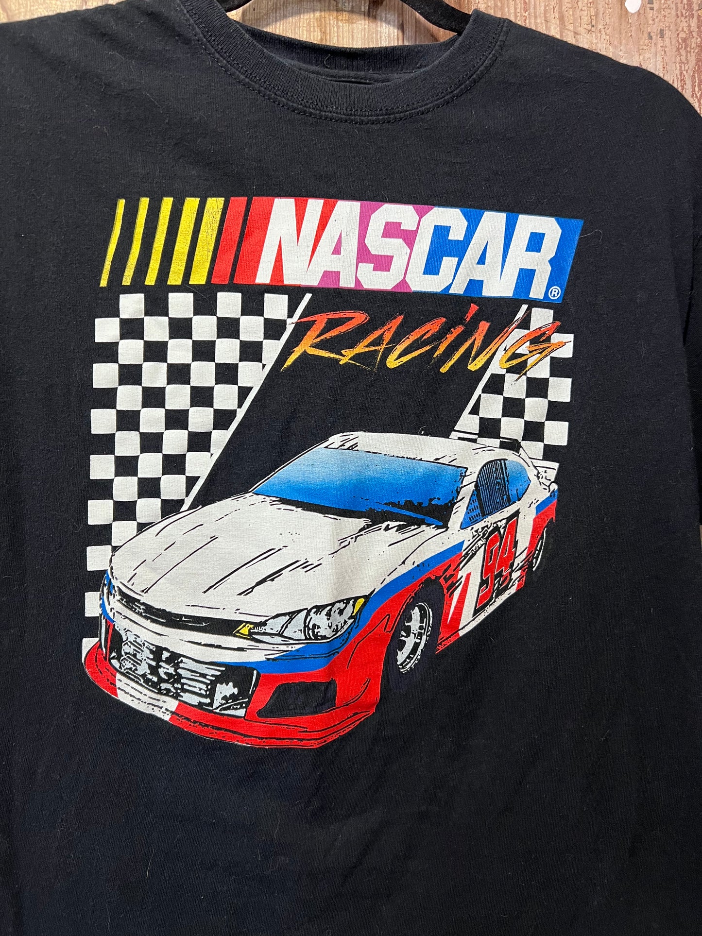 Y2K BLK Nascar Graphic T-shirt (Modern)