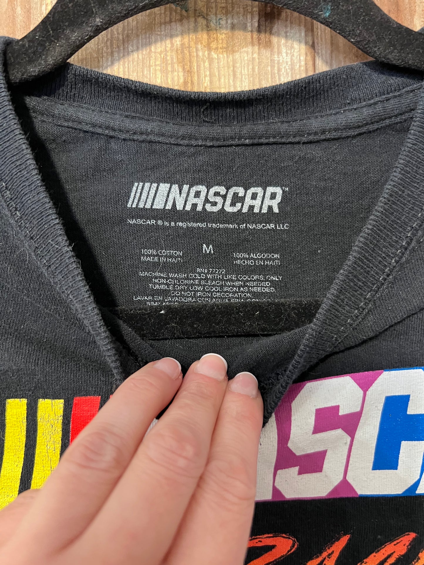 Y2K BLK Nascar Graphic T-shirt (Modern)
