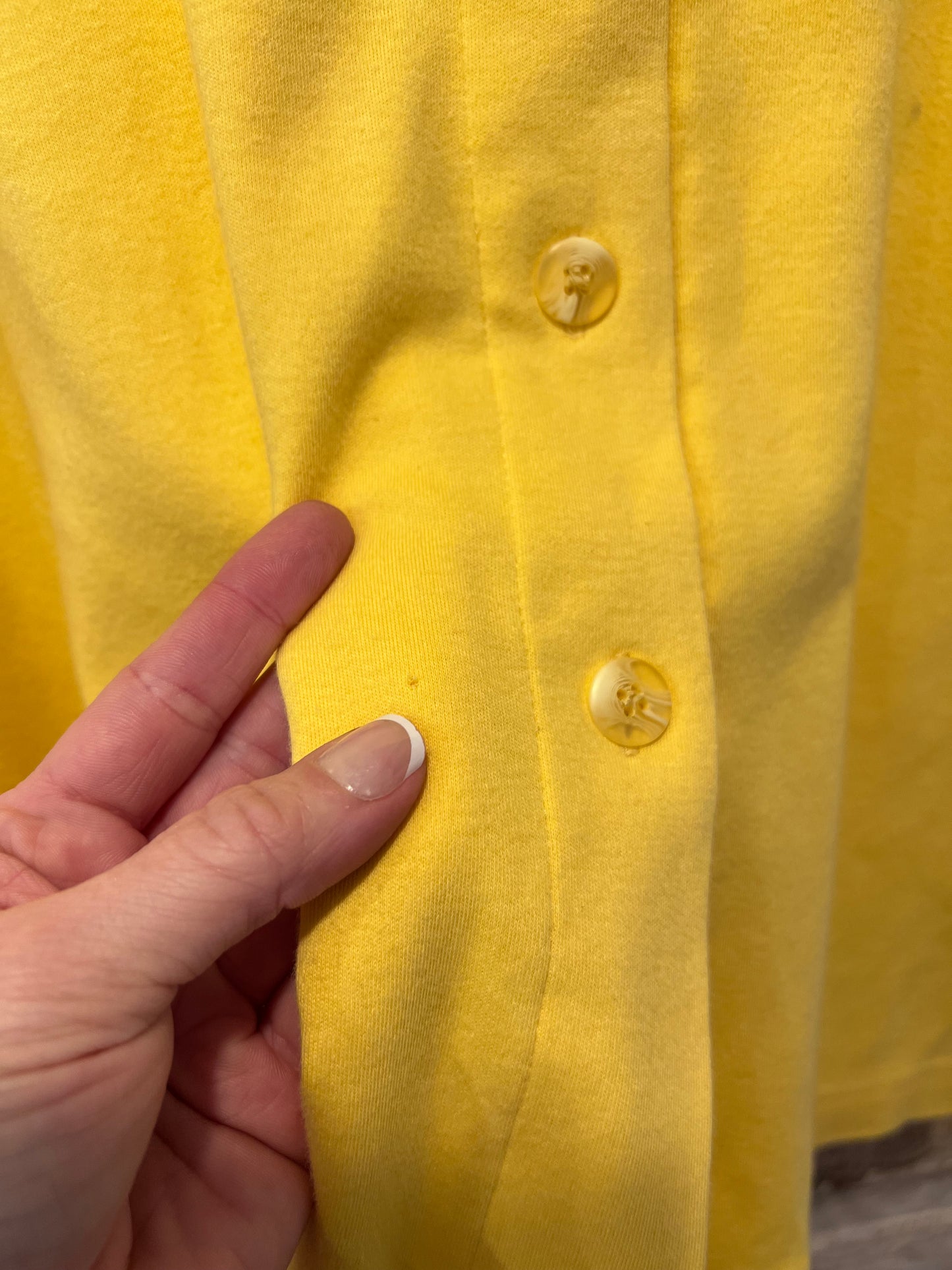 80's/90's Mark Scot Yellow Collared Button Up Shirt