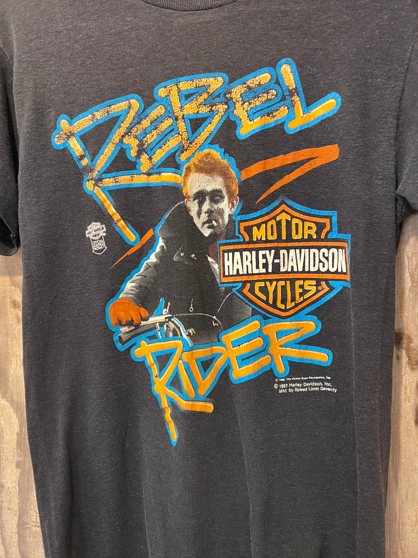 1987 James Dean Harley Davidson T-Shirt