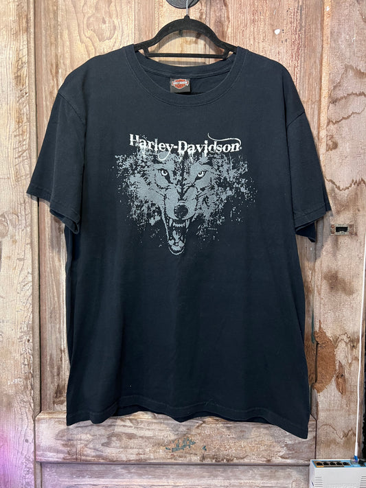 Y2K Wolf/Keystone SC Harley Davidson T-Shirt