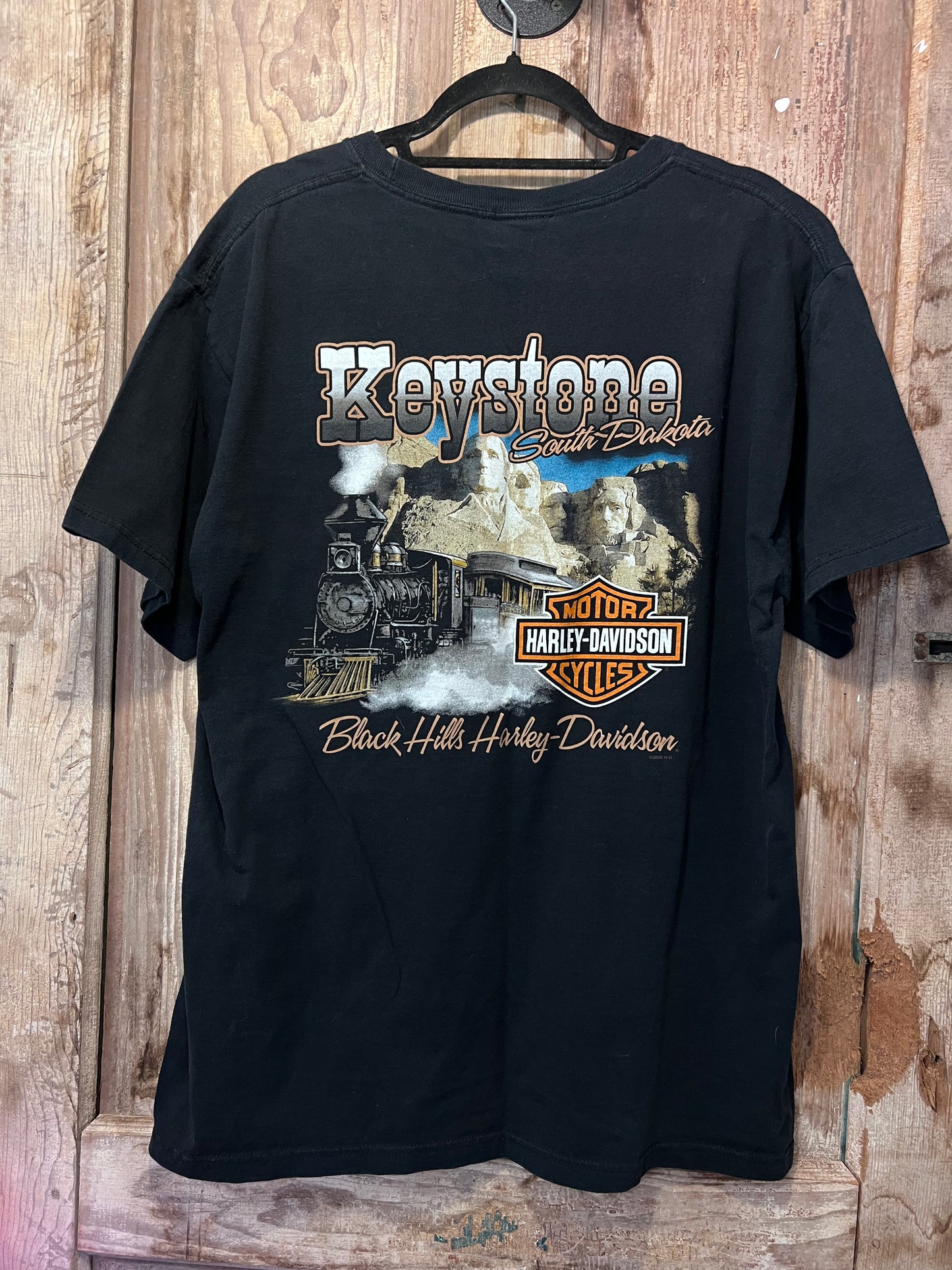 Y2K Wolf/Keystone SC Harley Davidson T-Shirt