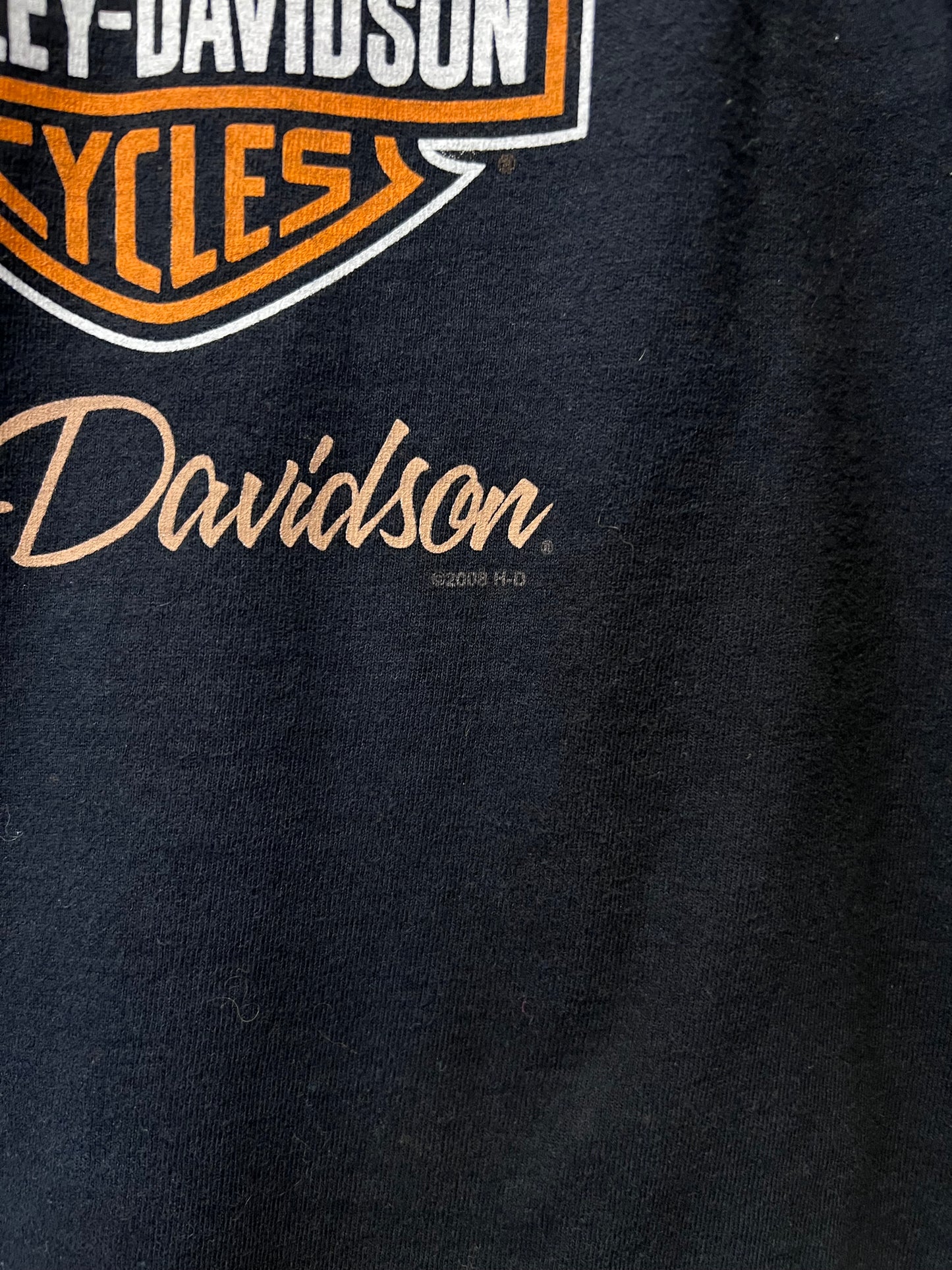 Y2K Wolf/Keystone SC Harley Davidson T-Shirt