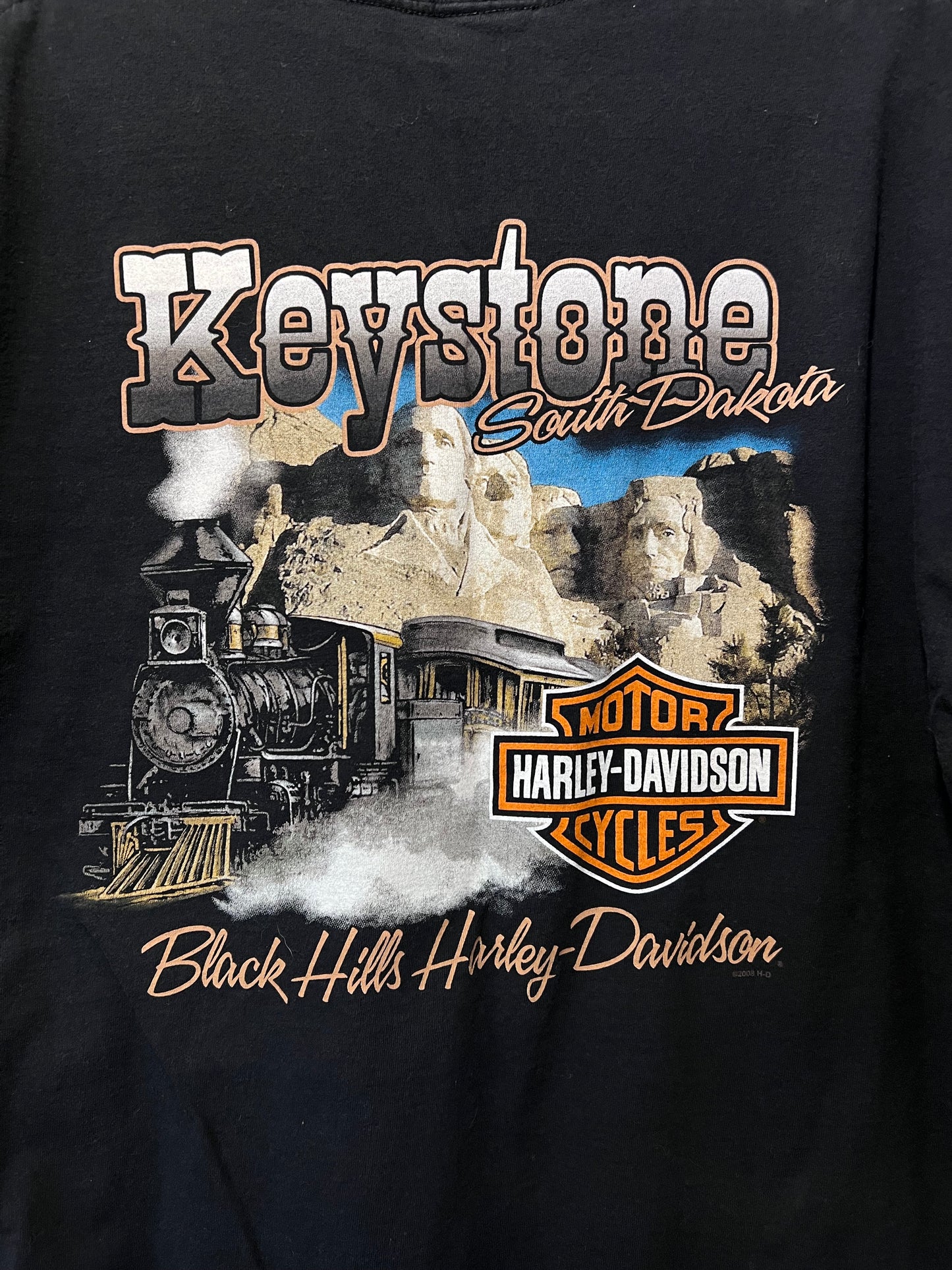 Y2K Wolf/Keystone SC Harley Davidson T-Shirt