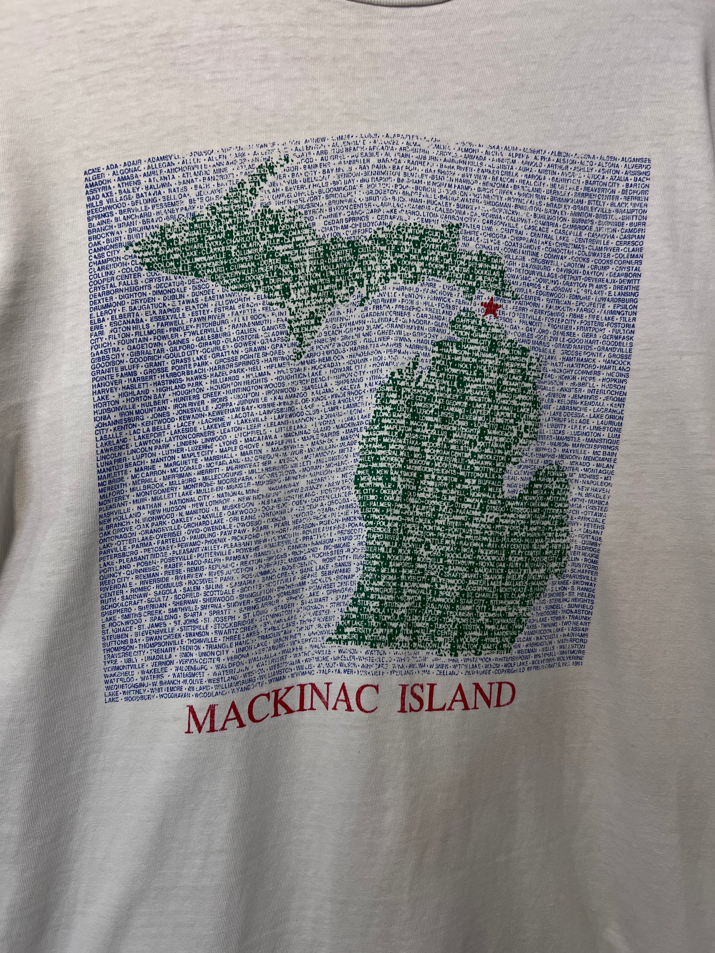 90's Mackinac Island MI Graphic T-Shirt