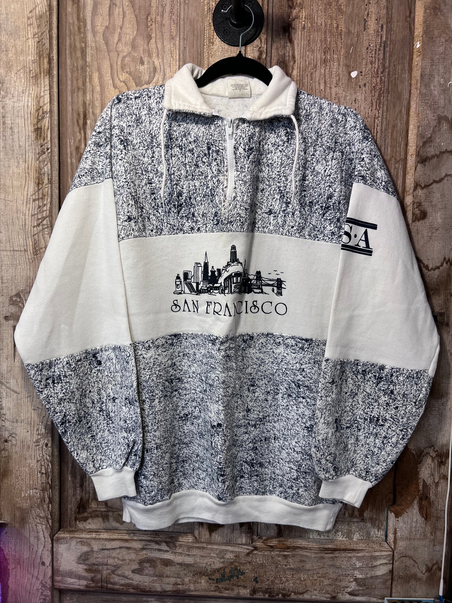 80's/90's San Fransisco Quarter Zip Sweatshirt