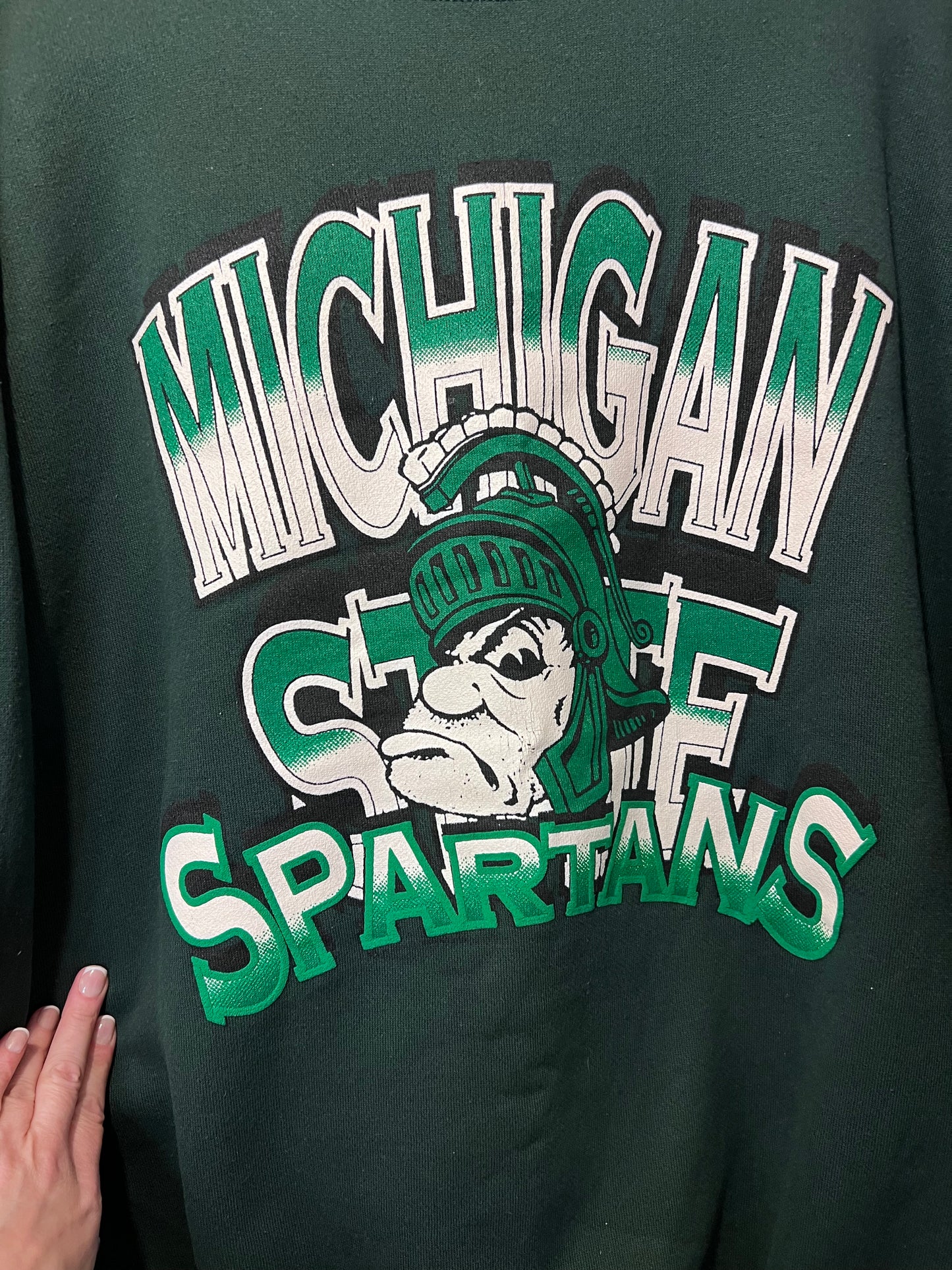 90's Michigan State Graphic Crewneck
