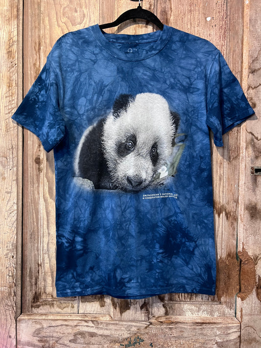 Smithsonian National Zoo Baby Panda Tie Dye Graphic T-Shirt (Modern)
