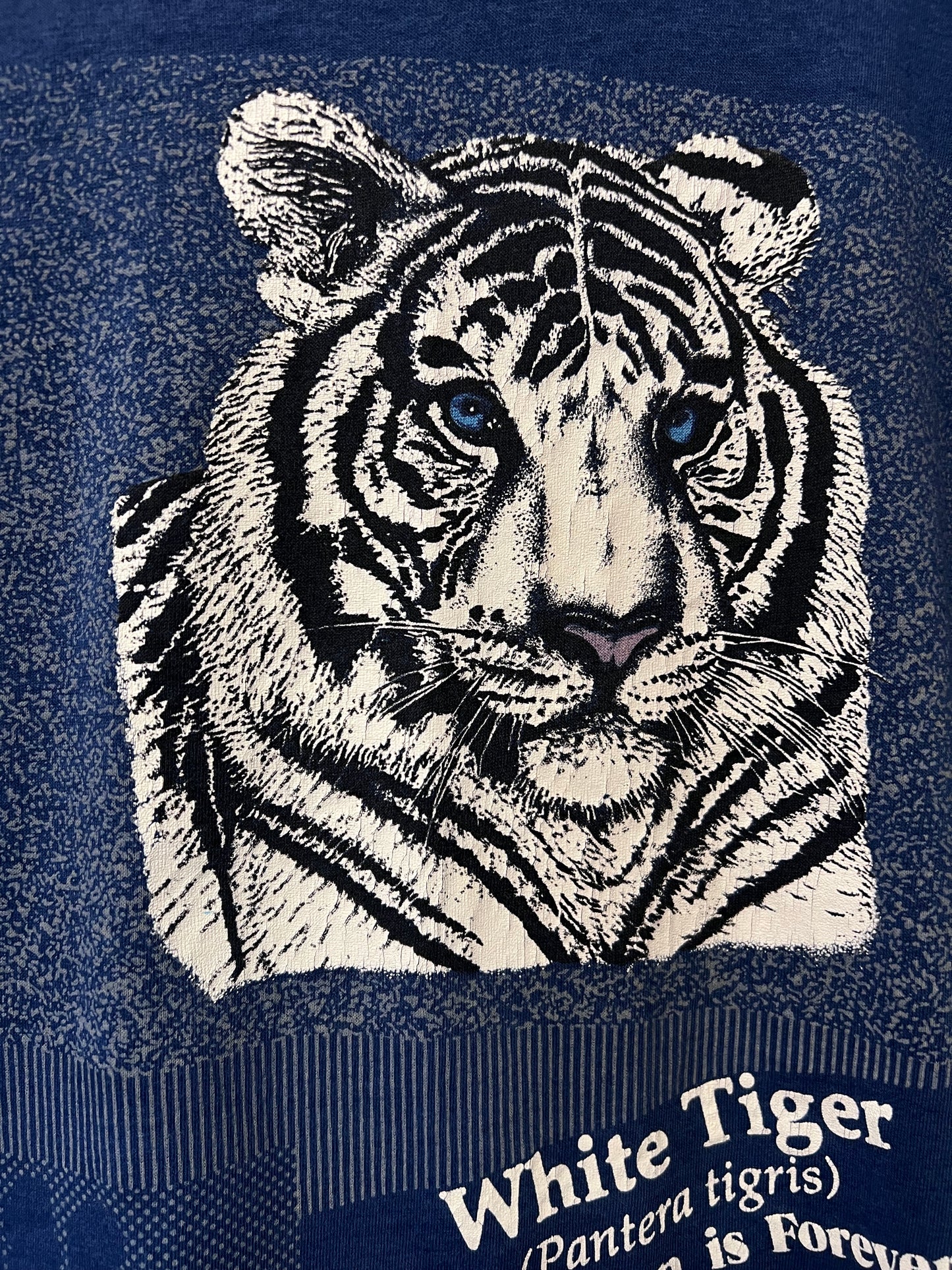 90's Busch Gardens White Tiger Graphic T-Shirt