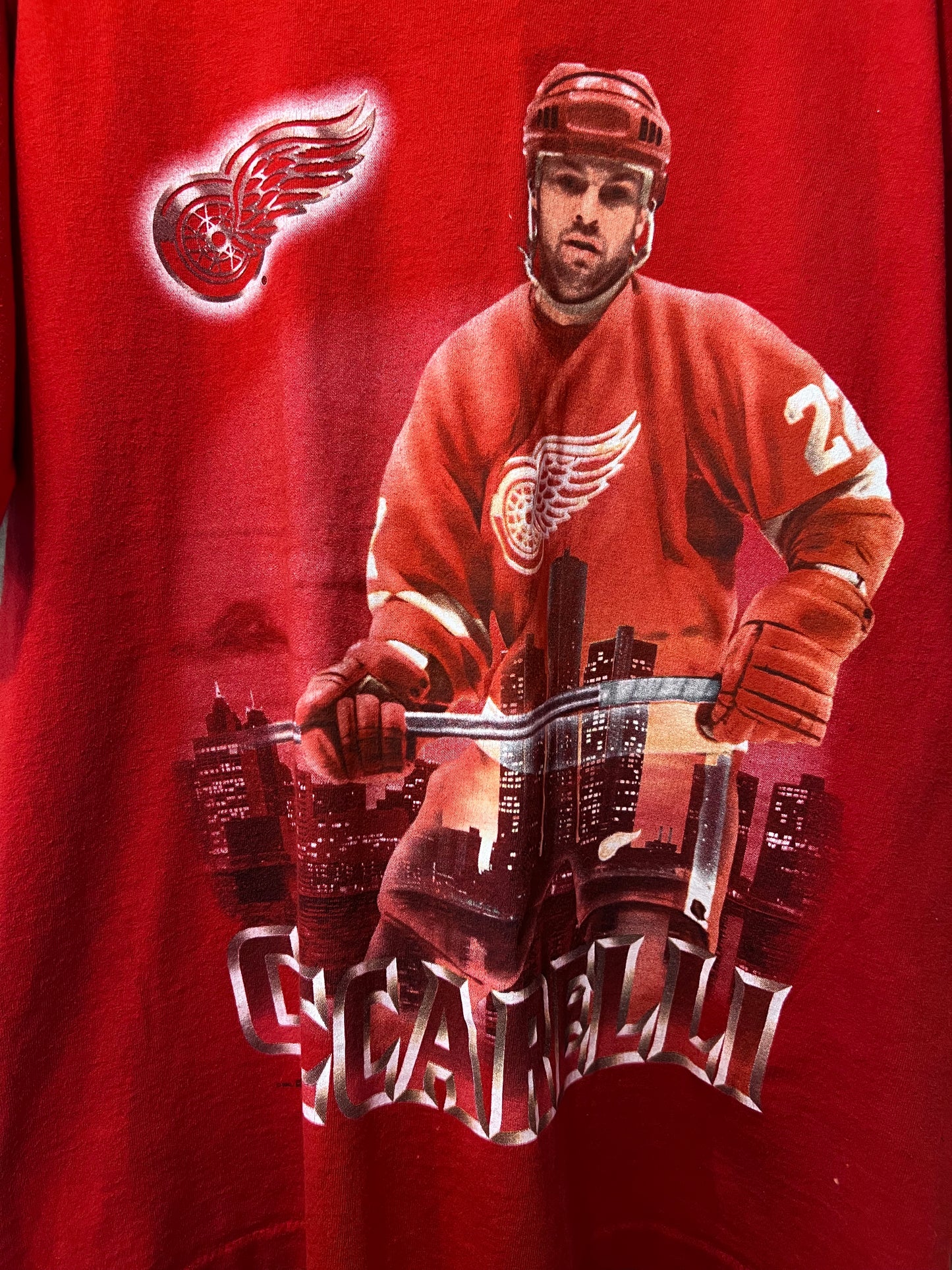 1996 Detroit Red Wings Player Graphic T-Shirt