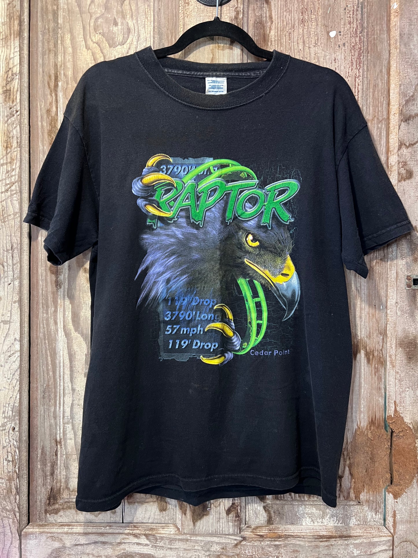 90's/Y2K Cedar Point Raptor T-Shirt