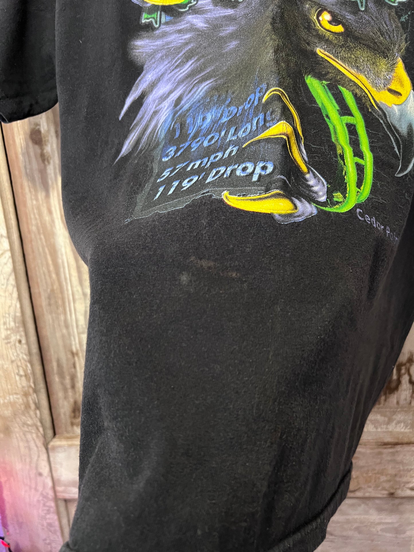 90's/Y2K Cedar Point Raptor T-Shirt