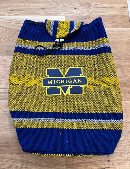 Embroidered Michigan "Drug Rug" Backpack
