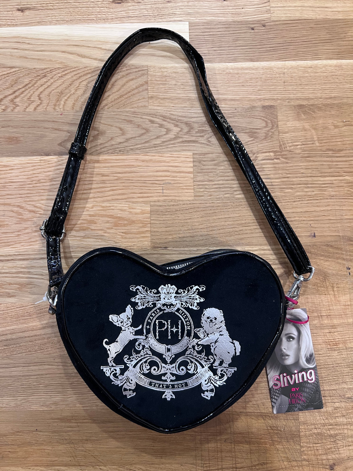 Y2K Paris Hilton "That's Hot" Heart Purse